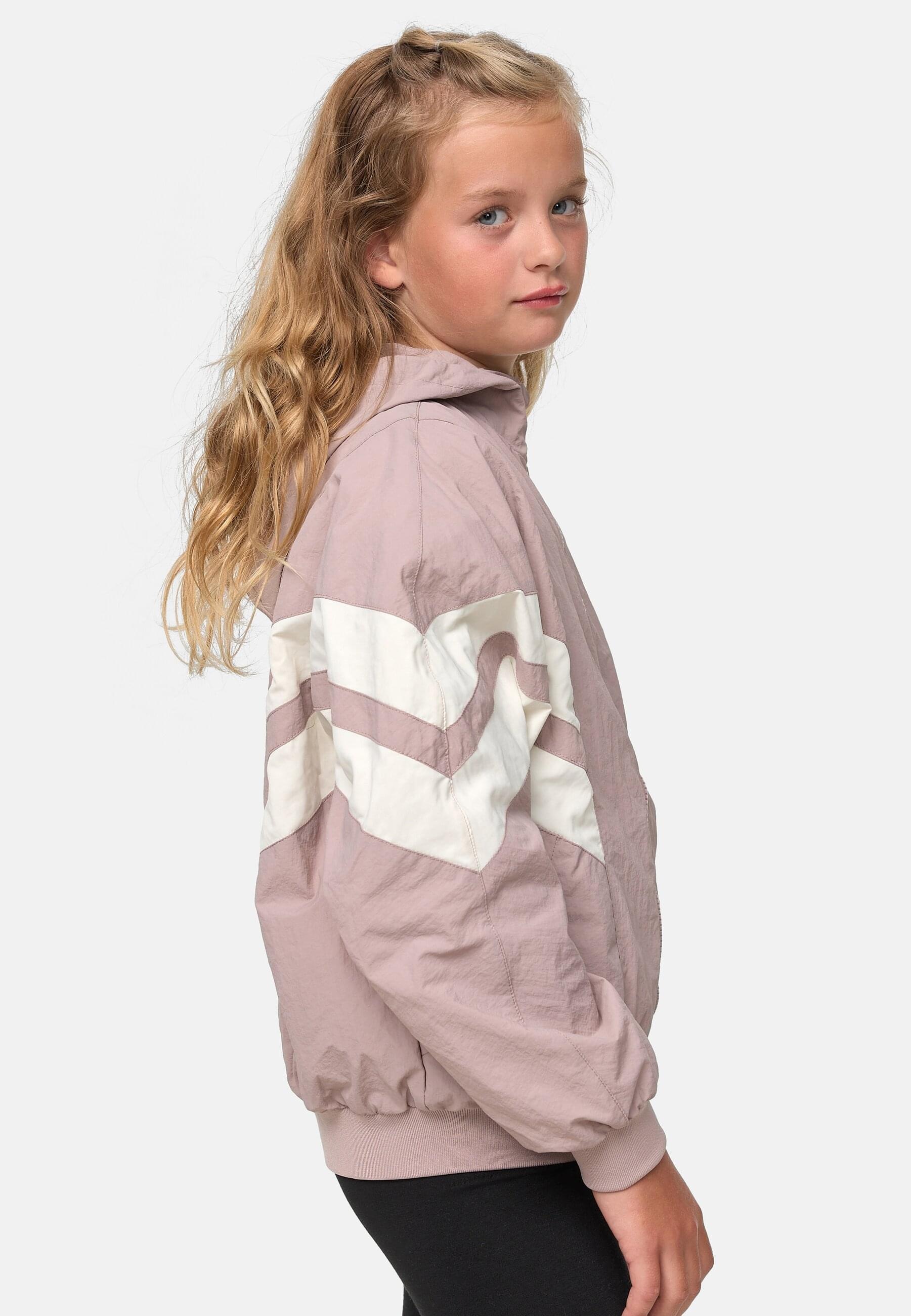 URBAN CLASSICS Allwetterjacke »Urban Classics Damen Girls Crinkle Batwing Jacket«, (1 St.), mit Kapuze
