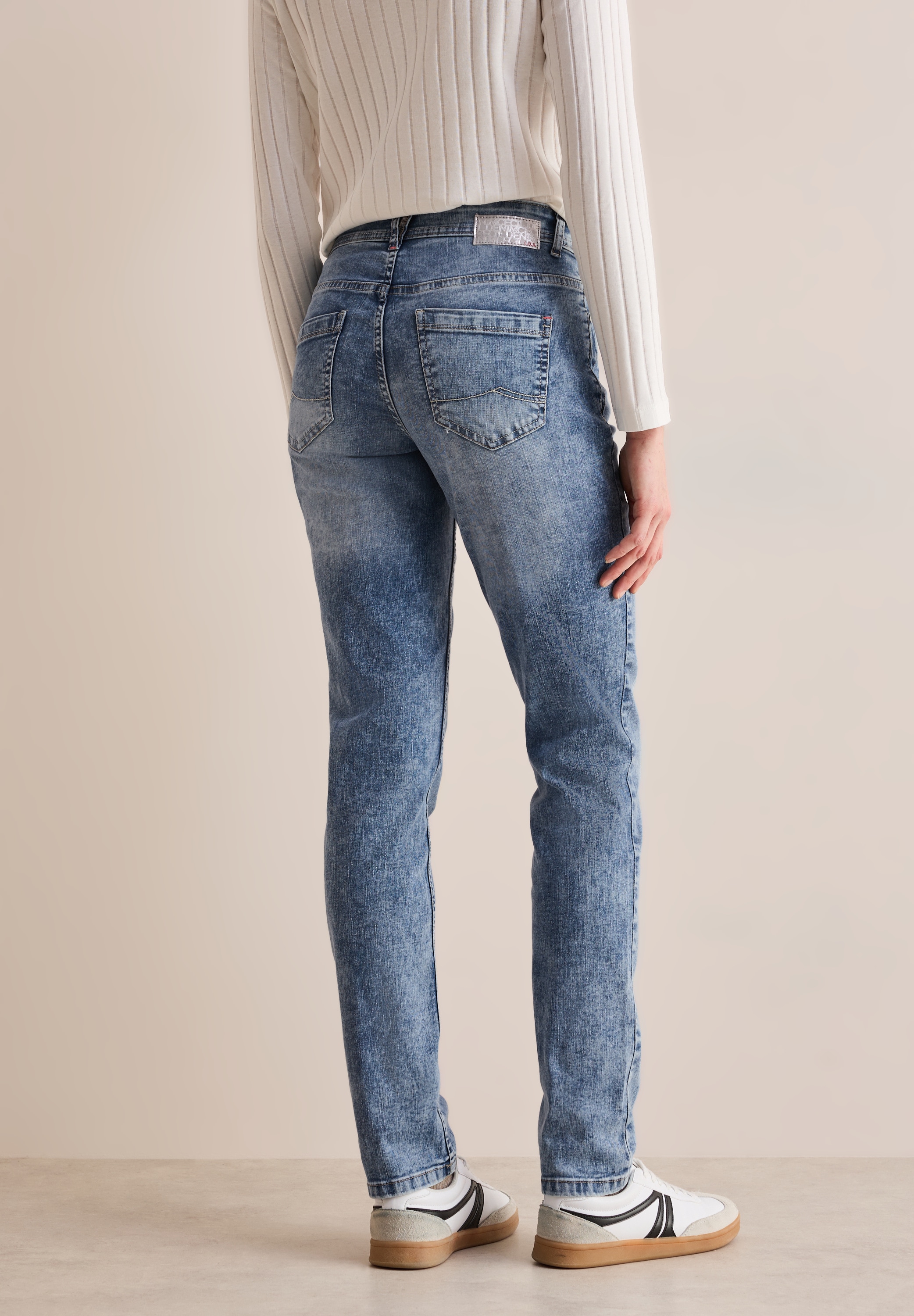 Cecil Comfort-fit-Jeans, Middle Waist