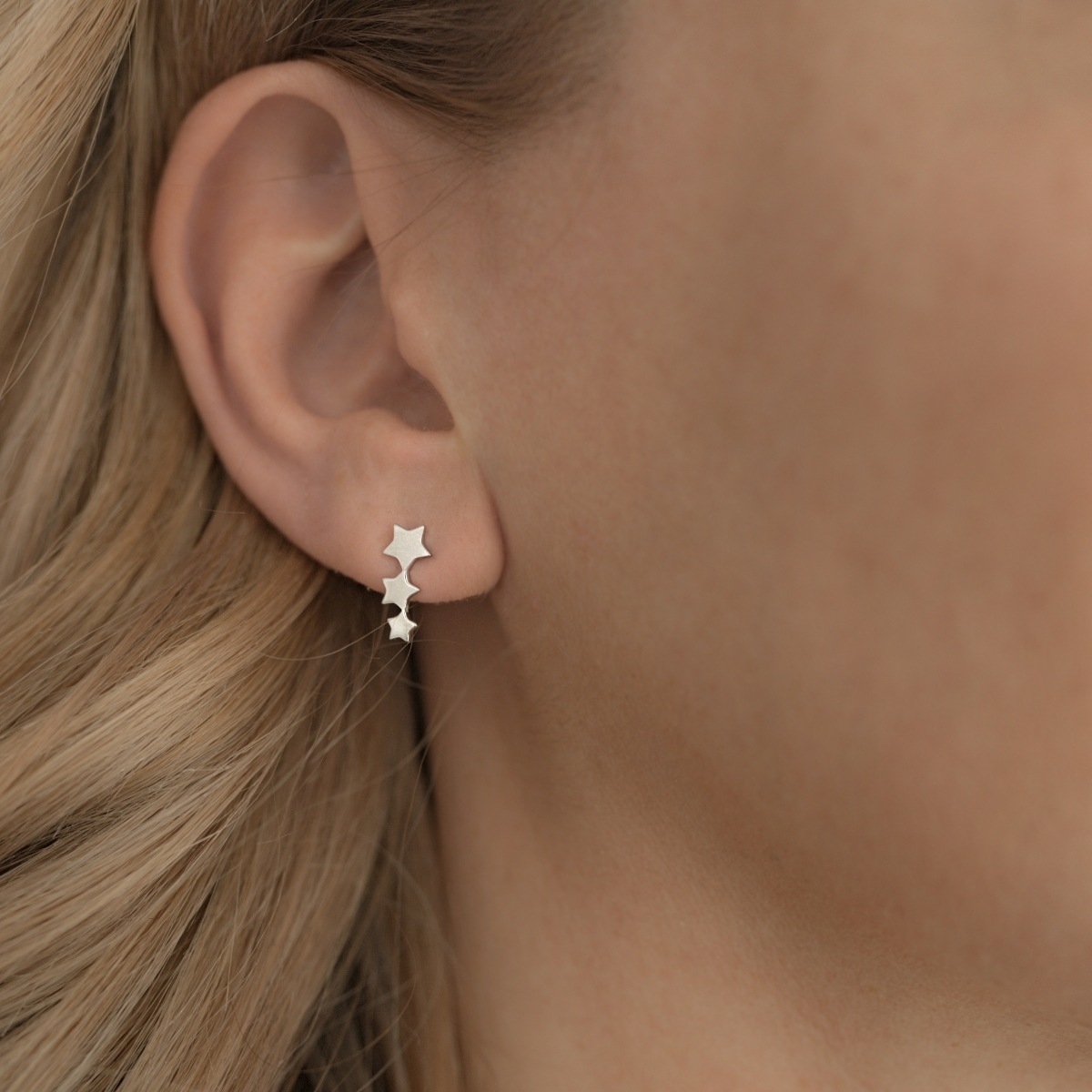 Glanzstücke München Paar Ohrstecker »Set: G230« mit Sternen aus Sterling Silber