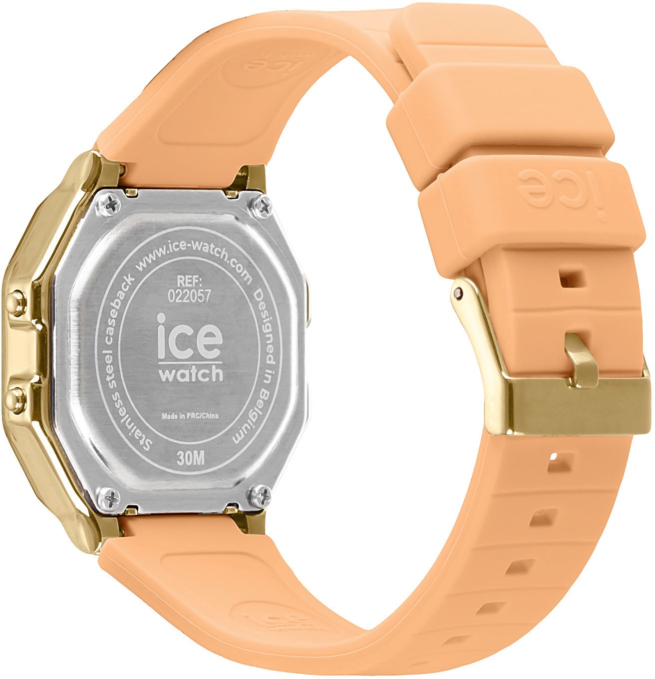 ice-watch Chronograph »ICE digit retro - Small«, Armbanduhr, Quarzuhr, Damenuhr, Silikonarmband, Datum
