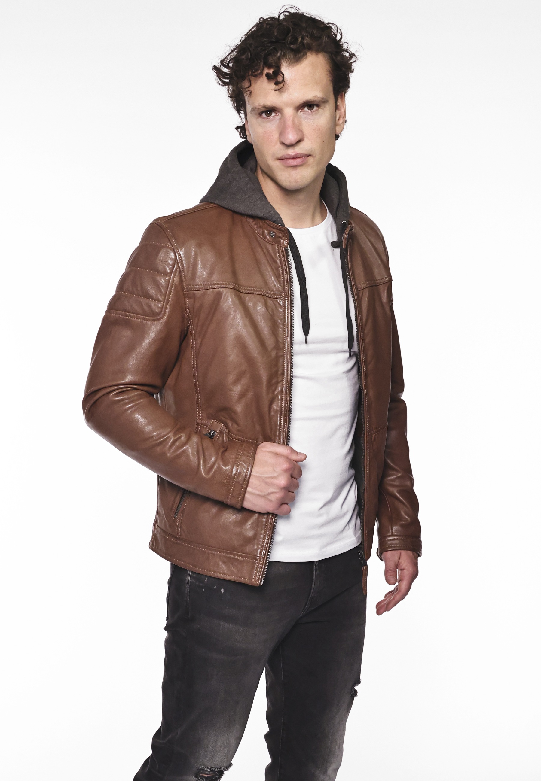 MUSTANG Lederjacke "31020187" günstig online kaufen