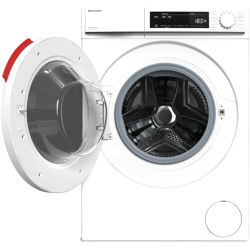Technik & Freizeit Haushaltsgeräte Sharp Waschmaschine »ES-NFW014CWA-DE«, ES-NFW014CWA-DE, 10 kg, 1400 U/min Technik & Freizeit Haushaltsgeräte Sharp Waschmaschine »ES-NFW014CWA-DE«, ES-NFW014CWA-DE, 10 kg, 1400 U/min