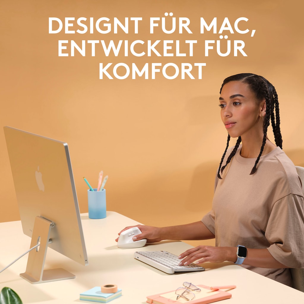 Logitech ergonomische Maus »Lift for Mac Vertical«, Bluetooth