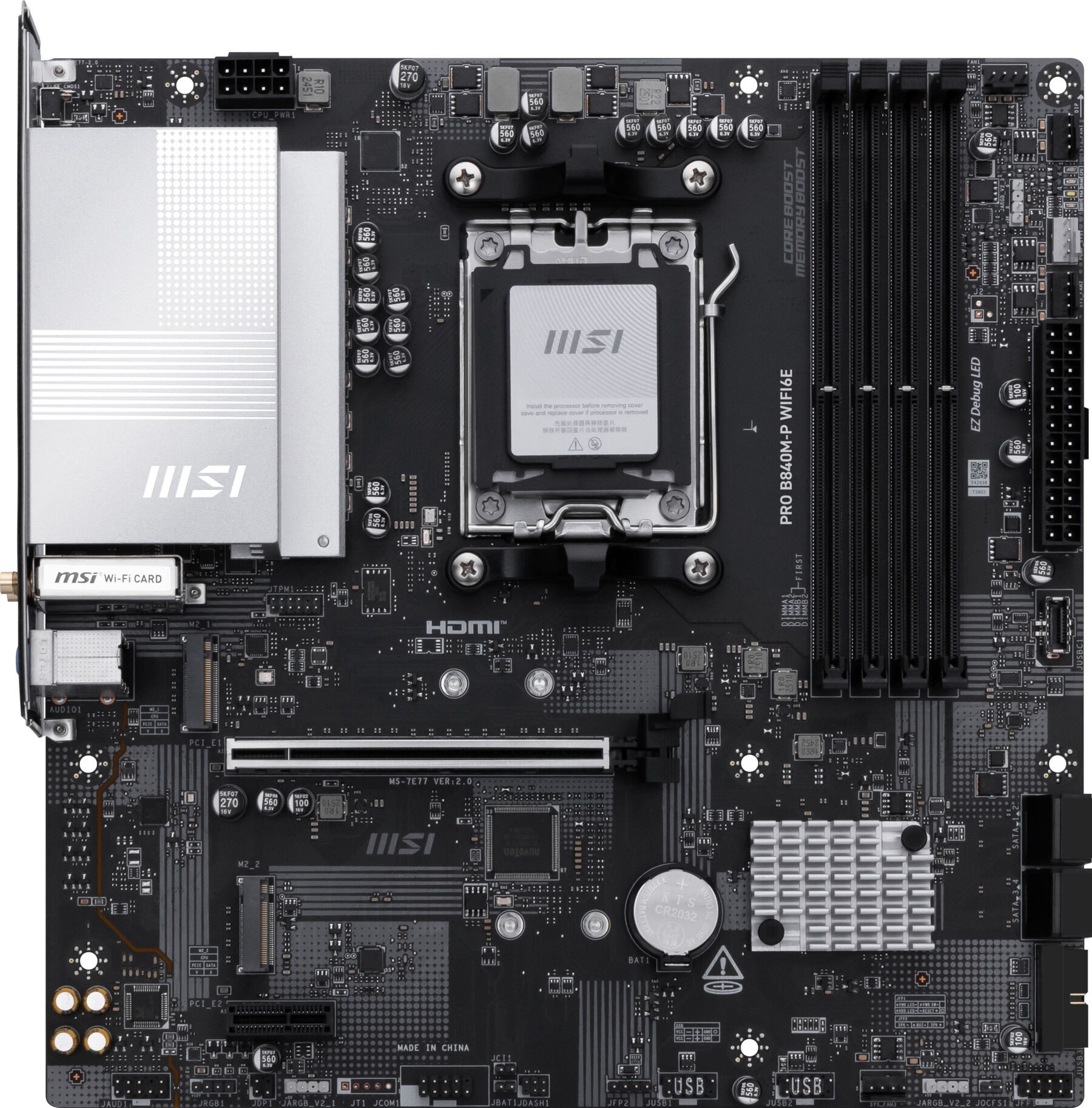 MSI Mainboard »B840 GAMING PLUS WIFI«