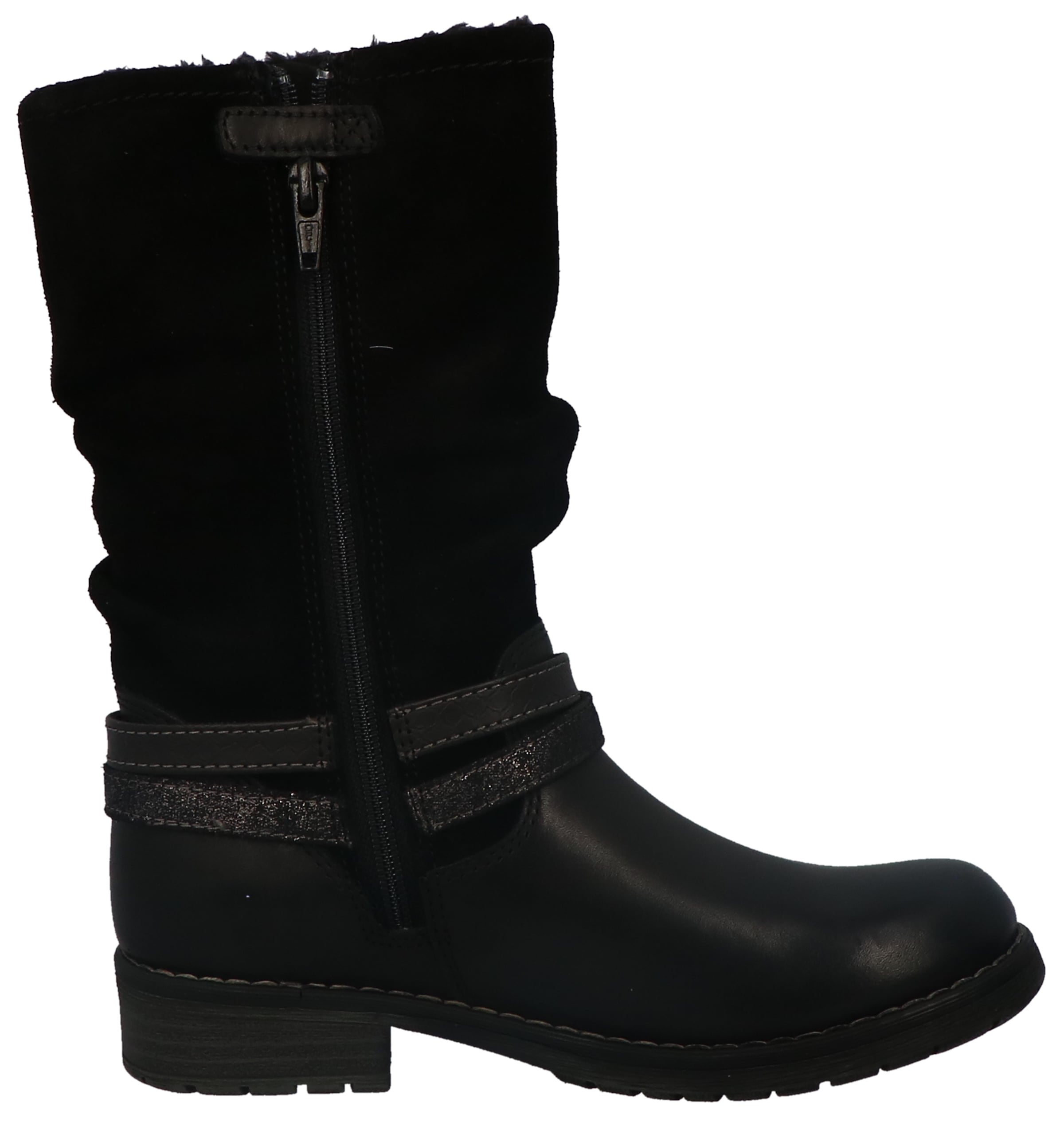 Lurchi Winterstiefel »Lia-TEX«, Blockabsatz, Langschaftstiefel, Winterboots mit Falten am Schaft