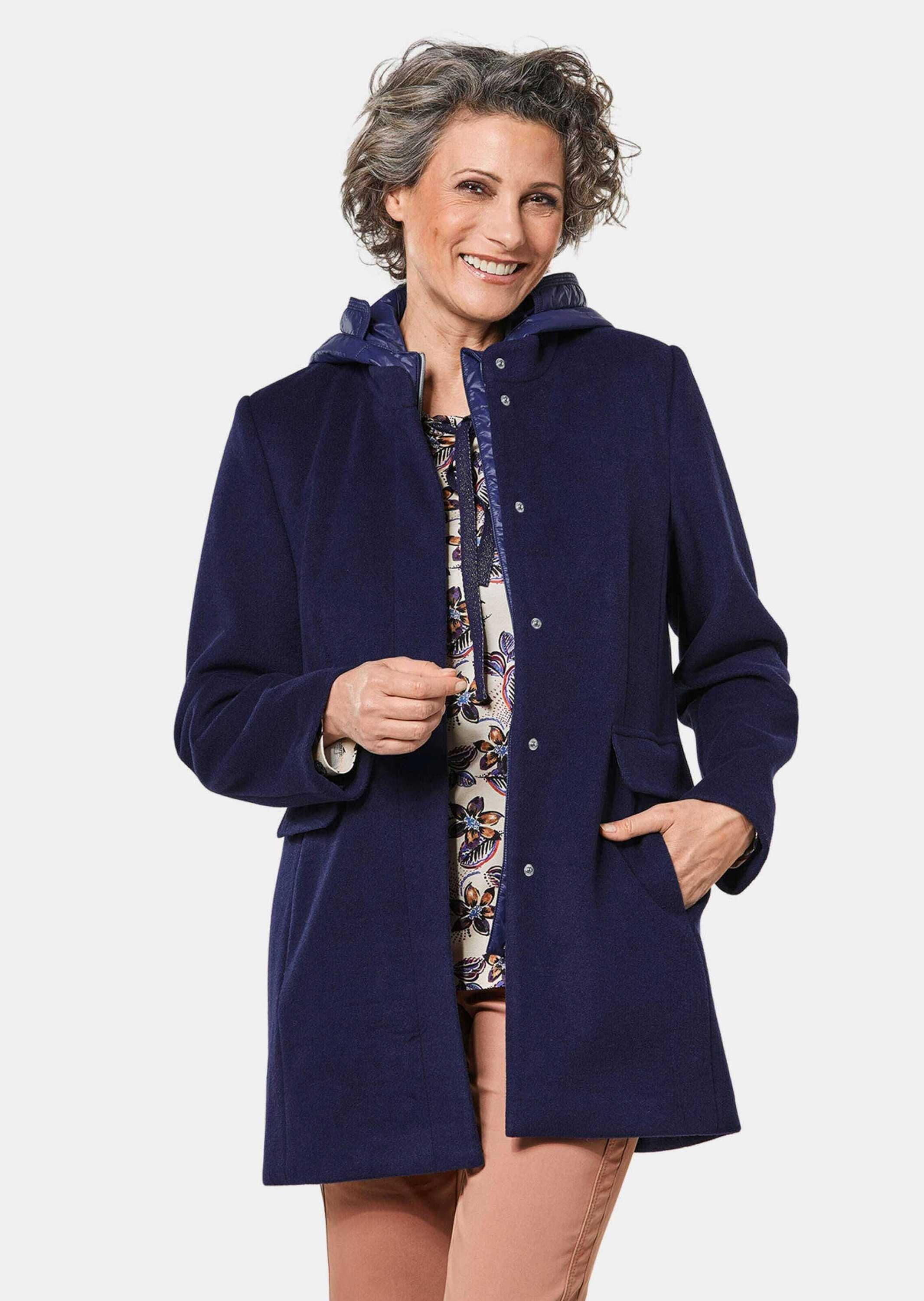 GOLDNER Langmantel "Kurzmantel 2-in-1-Optik" günstig online kaufen