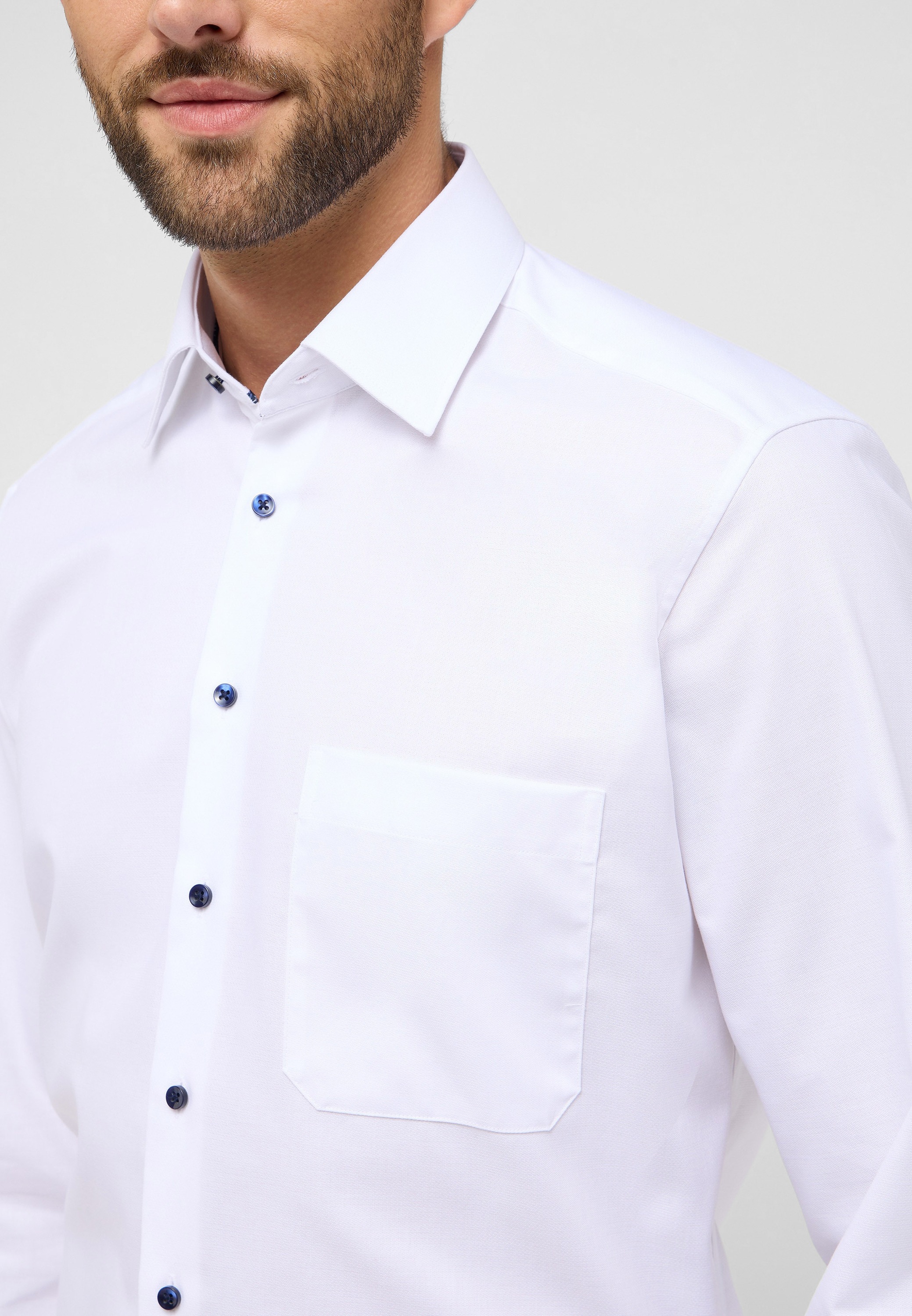 Thumbnail - Eterna Langarmhemd "COMFORT FIT" NON IRON (bügelfrei)