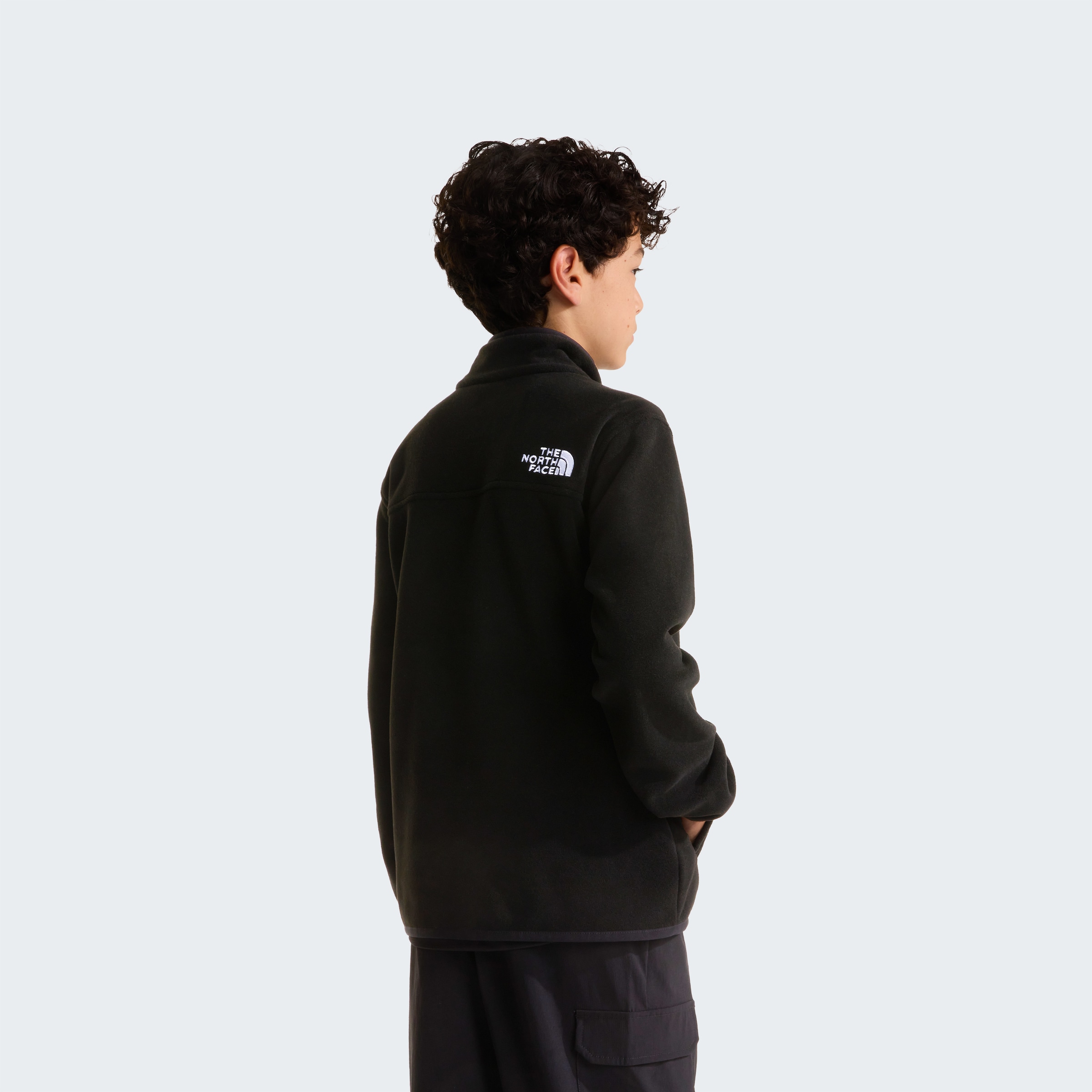 The North Face Fleecejacke »TEEN GLACIER FZ ZIP IN JACKET« mit Zip-In-Funktion, weiches Material, aus Polyester, normaler Schnitt