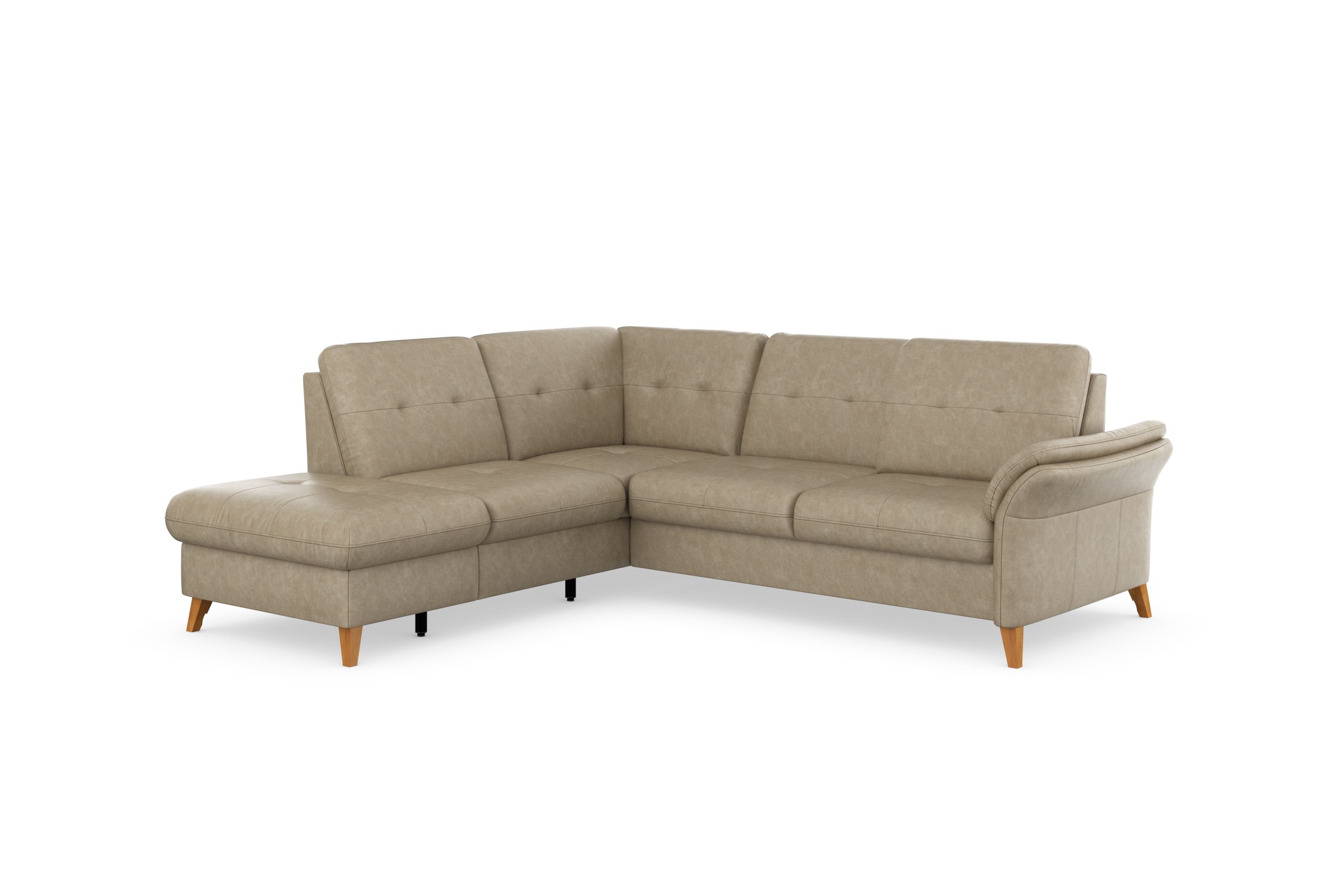 sit&more Ecksofa »Göteborg«, inkl. Sitztiefenverstellung, wahlweise mit Bettfunktion & Bettkasten