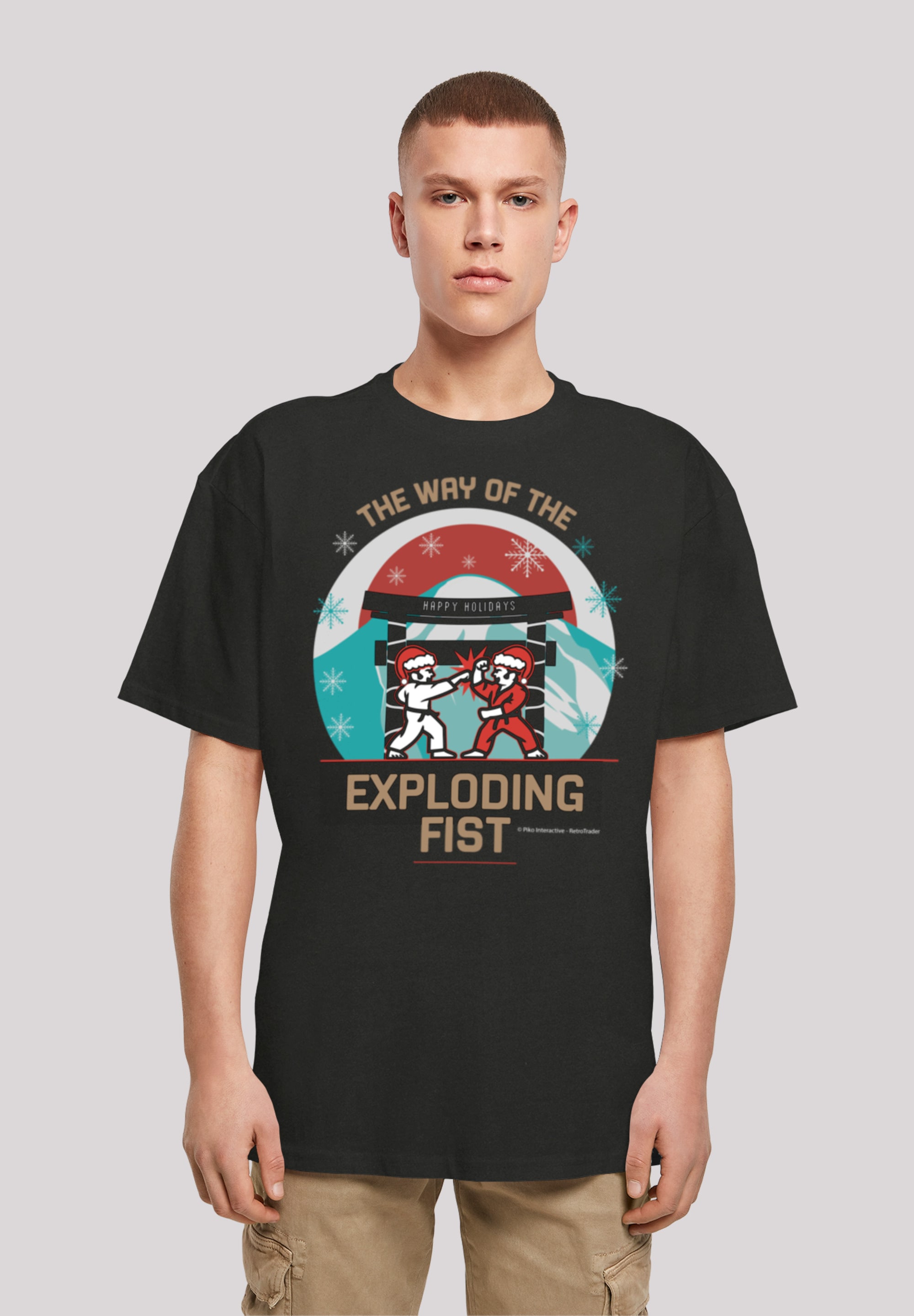 F4NT4STIC T-Shirt "Retro Gaming Way of the Exploding Fist Christmas", Print günstig online kaufen