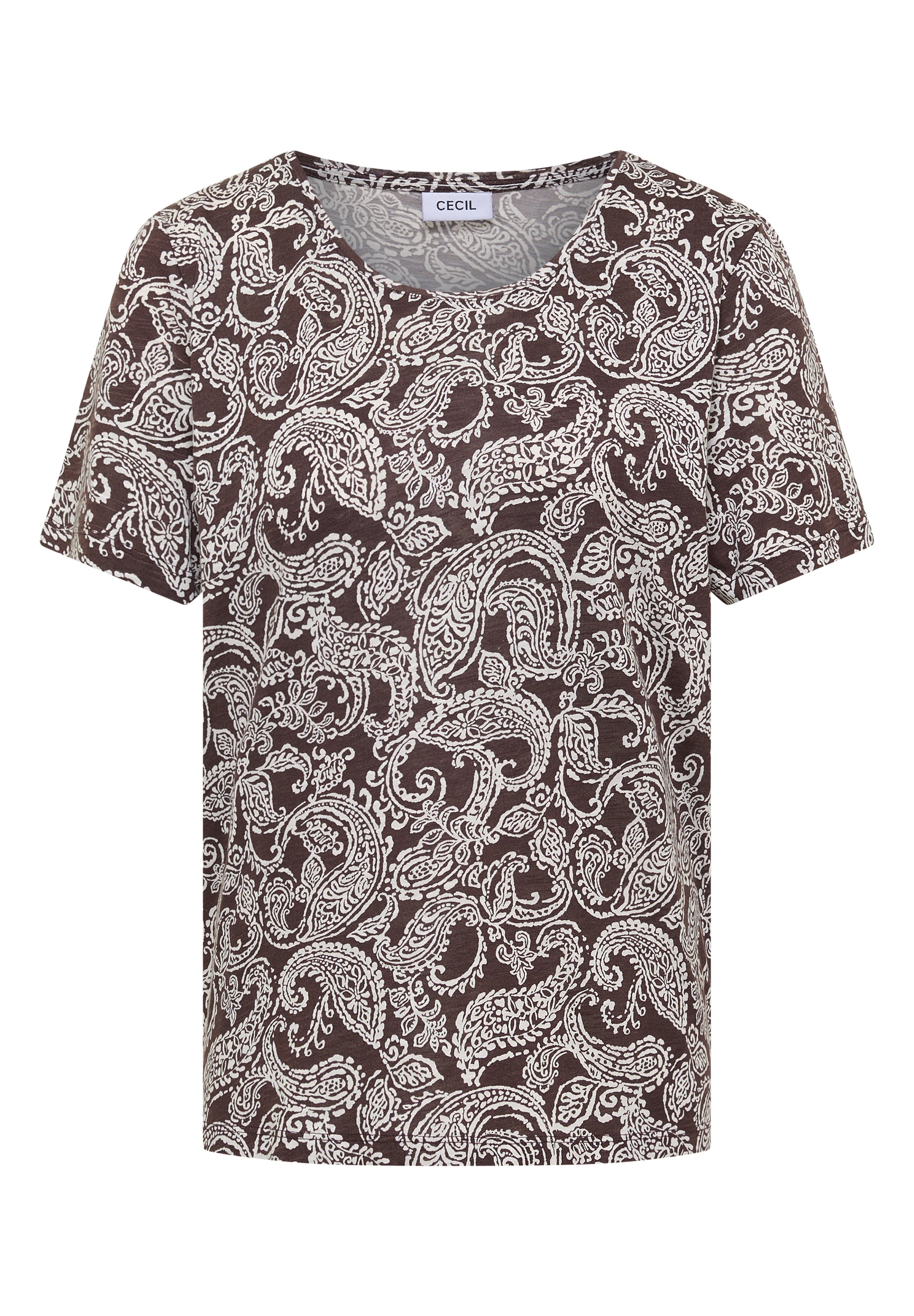 Cecil T-Shirt bestehend aus einem Materialmix