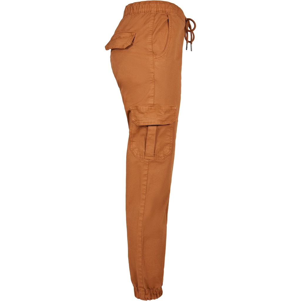 URBAN CLASSICS Cargohose »Urban Classics Damen Ladies High Waist Cargo Jogging Pants«, (1 tlg.)