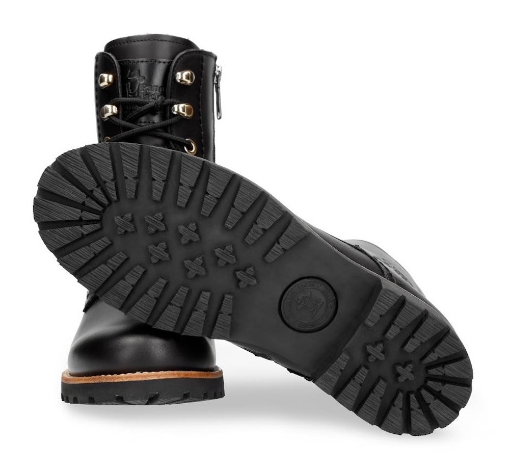Panama Jack Schnürboots »FARA TRAV B3«, Schnürstiefelette, Boots, Blockabsatz mit griffiger Profilsohle
