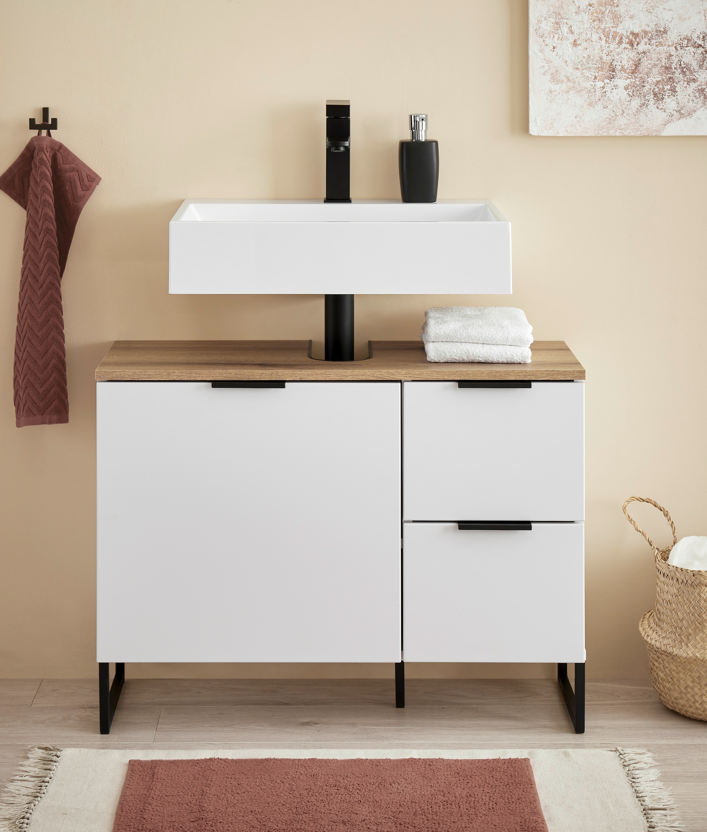 BASIC by Balculina Waschbeckenunterschrank "Denver Waschbeckenunterschrank, günstig online kaufen