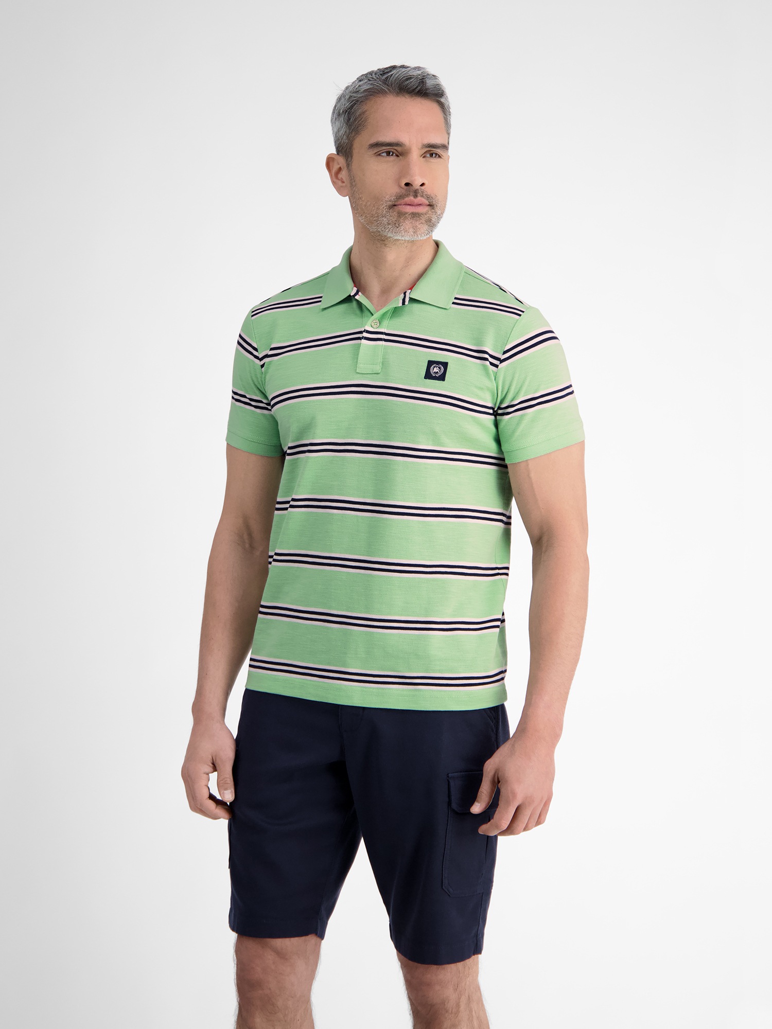 Thumbnail - LERROS Poloshirt "LERROS Herren Poloshirt in Rugby-Optik"