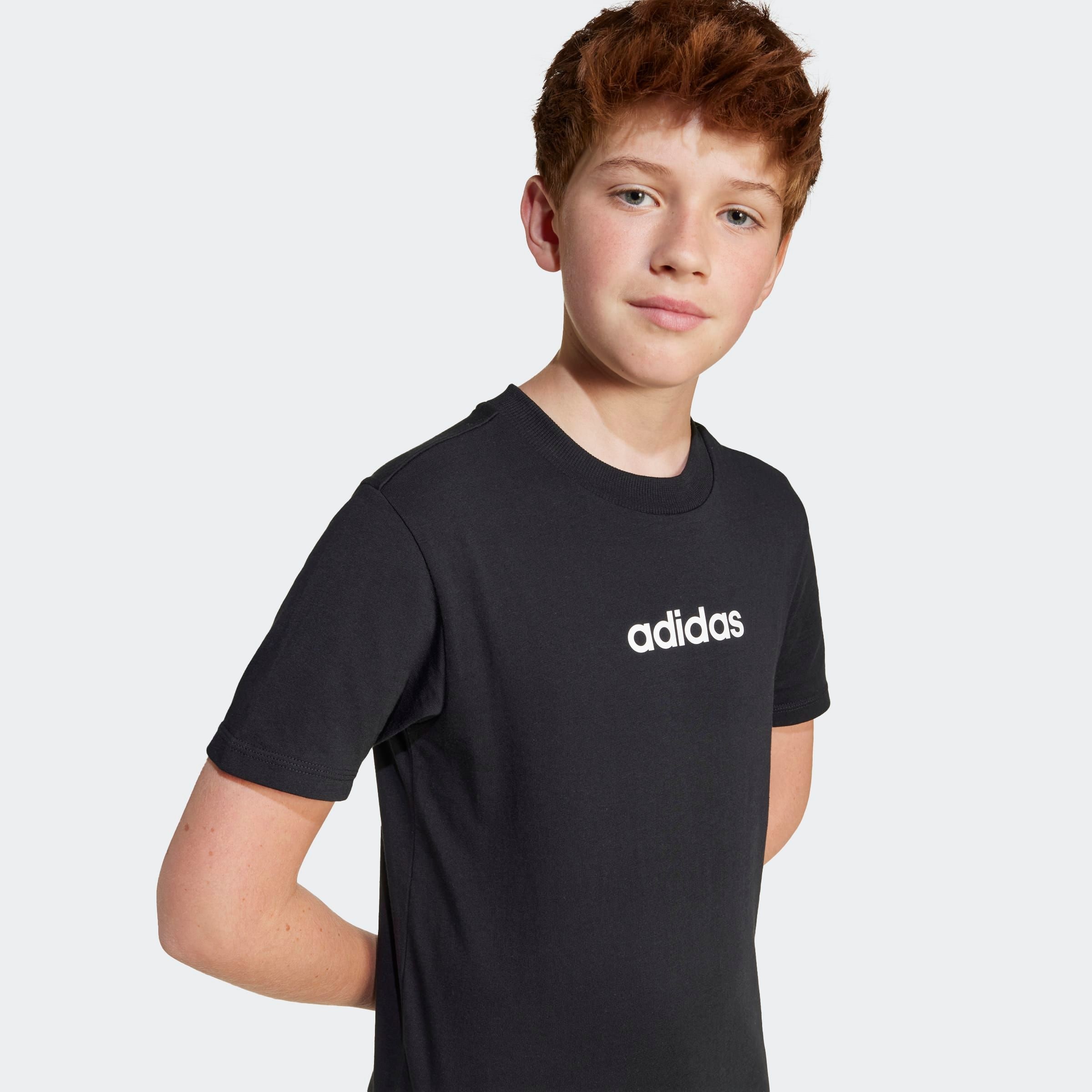 adidas Sportswear T-Shirt »J LIN TEE 160« sportlicher Stil, Rundhalsausschnitt, lässige Passform