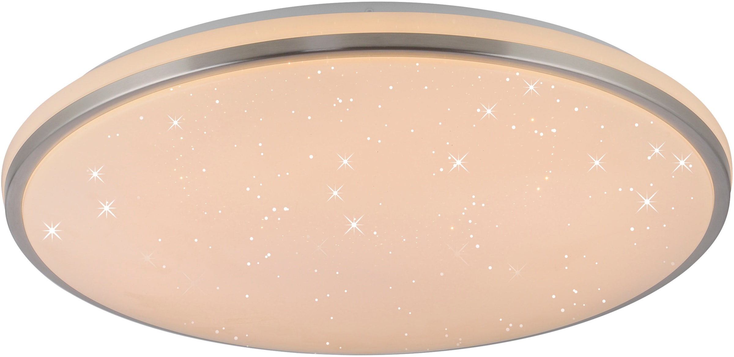 JUST LIGHT LED Deckenleuchte »KYLE« LED-Board 1 Stk. Warmweiß 3-Stufen Dimmer (100%-50%-10%) Starrysky, Memoryfunktion