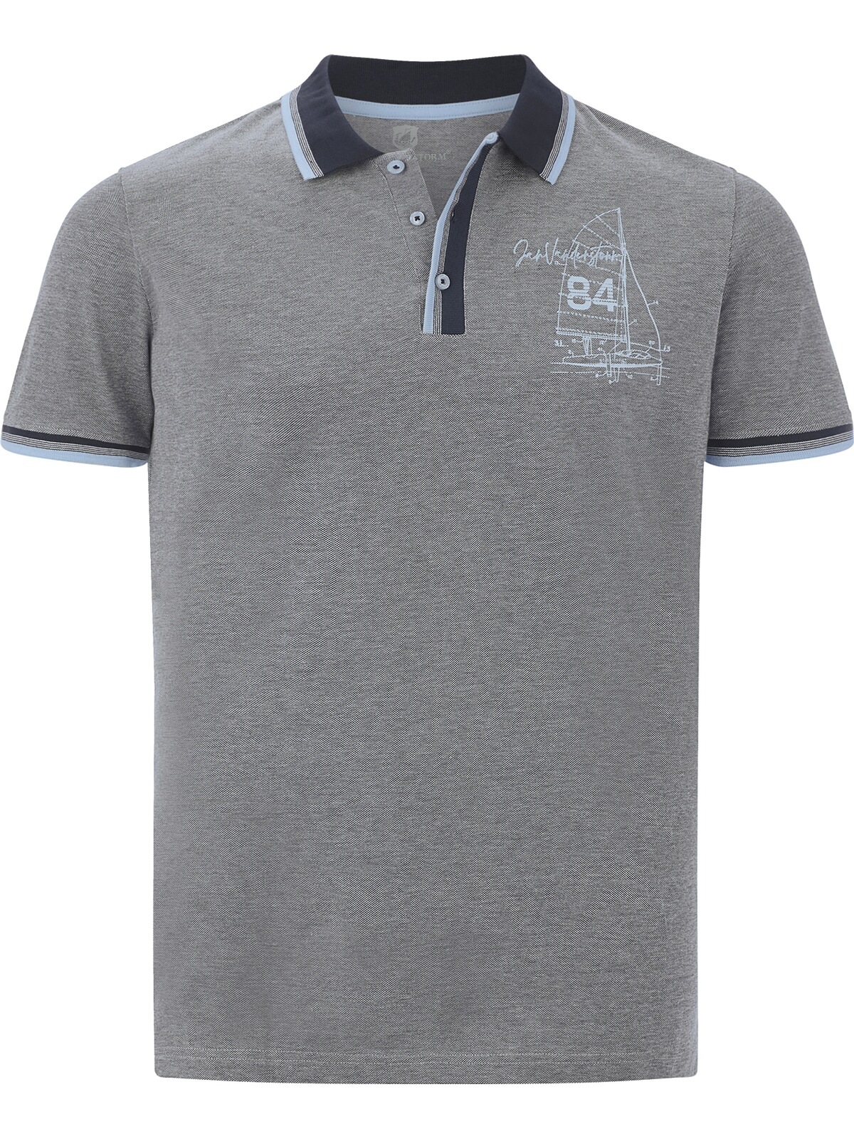 Jan Vanderstorm Poloshirt »Poloshirt HERFINN«, (1 tlg.)