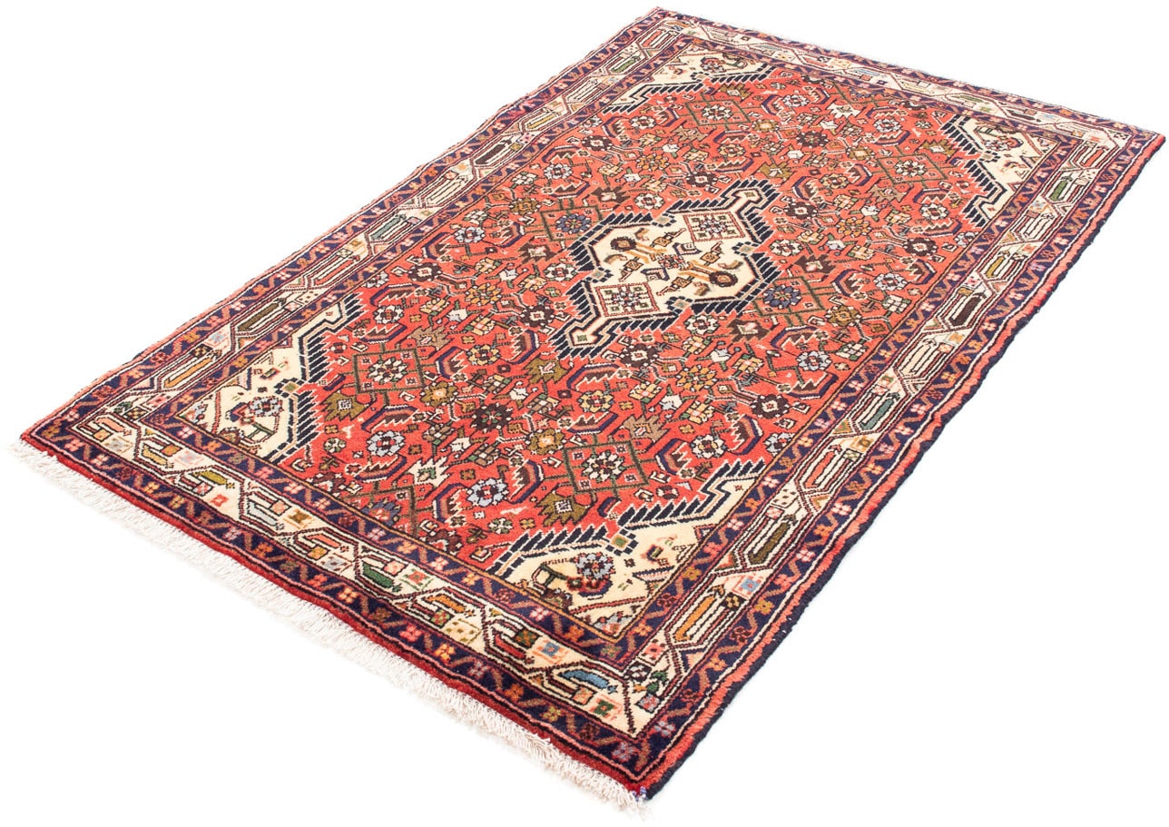 morgenland Orientteppich "Perser - Nomadic - 156 x 98 cm - rot", rechteckig, 10 mm Höhe, Wohnzimmer, Handgeknüpft, Einze