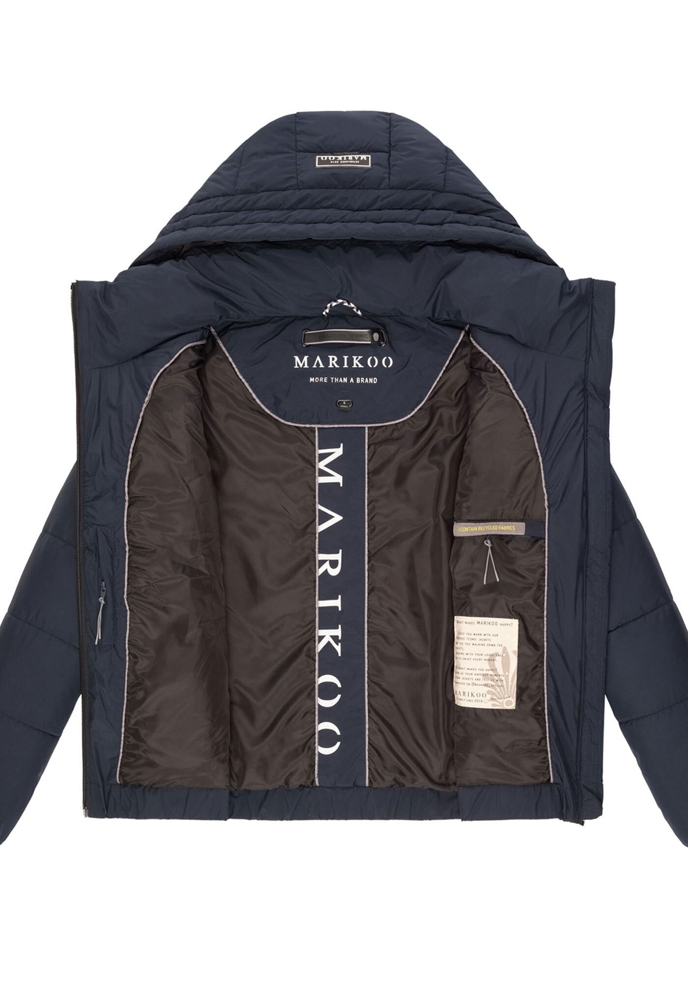 Marikoo Winterjacke »Nayanaa«, mit abnehmbarer Kapuze