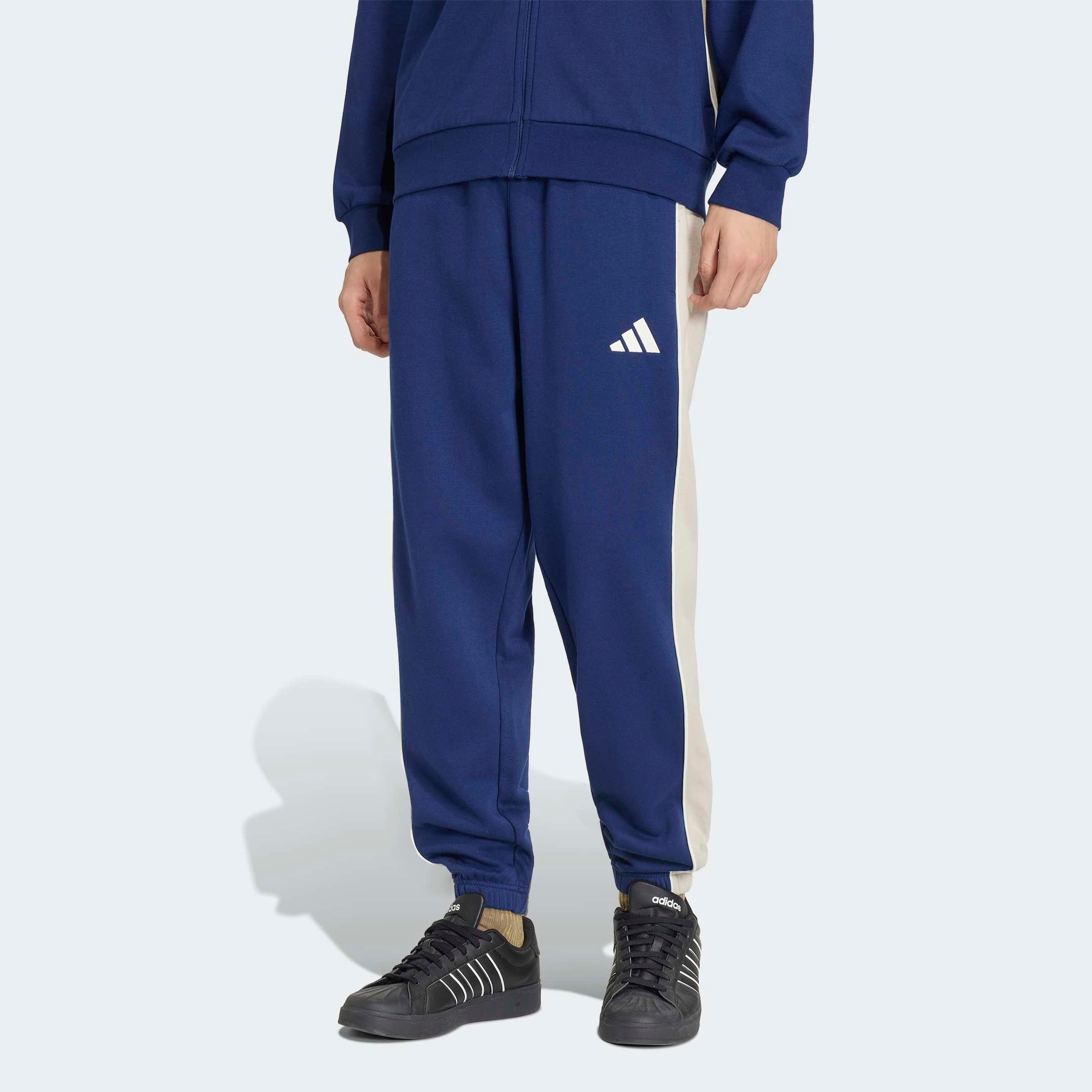 adidas Sportswear Sporthose "SEASONAL ESSENTIALS, COLOURBLOCKING" ohne Verschluss, aus Baumwolle, normal-weite Passform