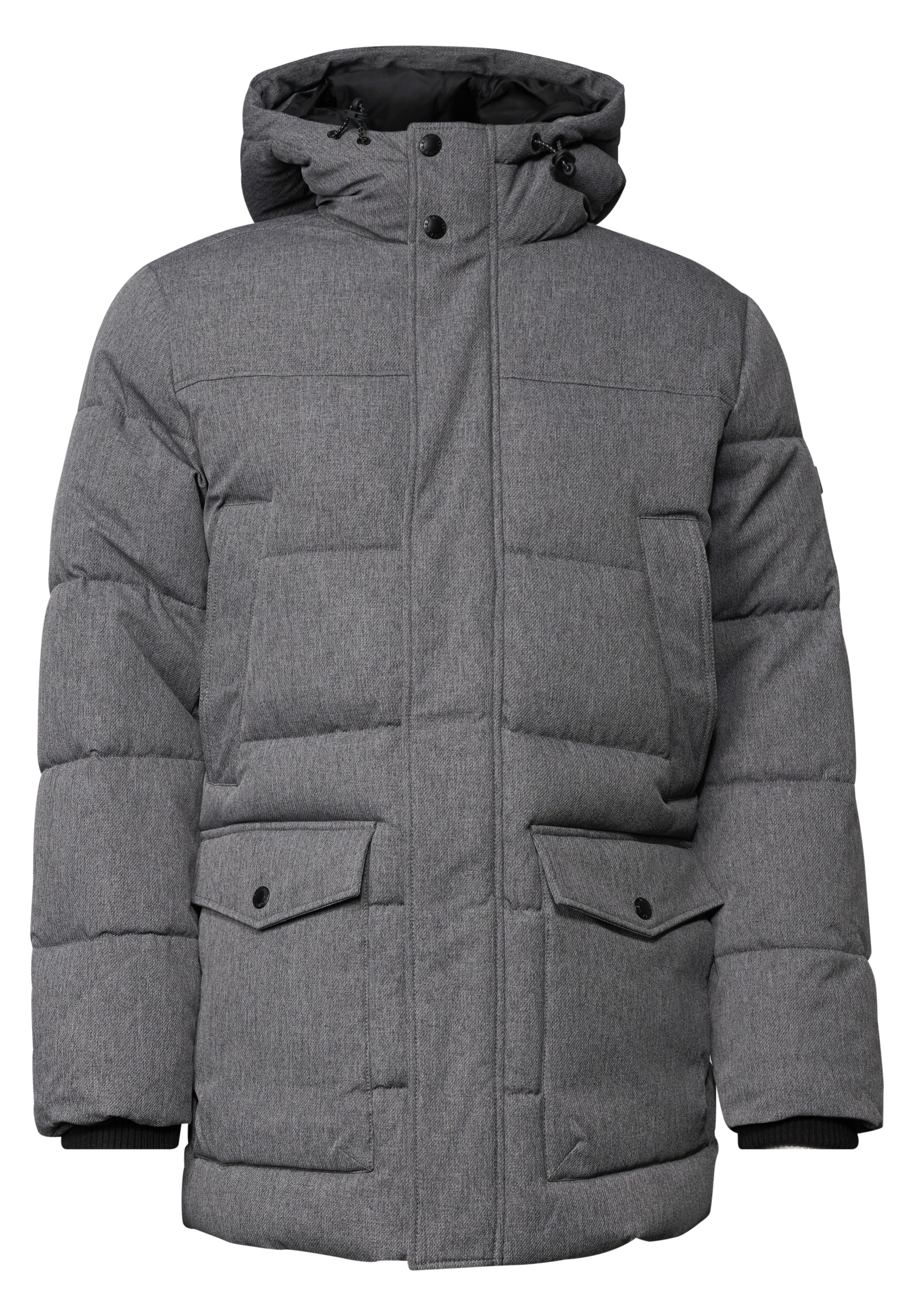 STREET ONE MEN Steppjacke mit Kapuze mit moderner Steppung