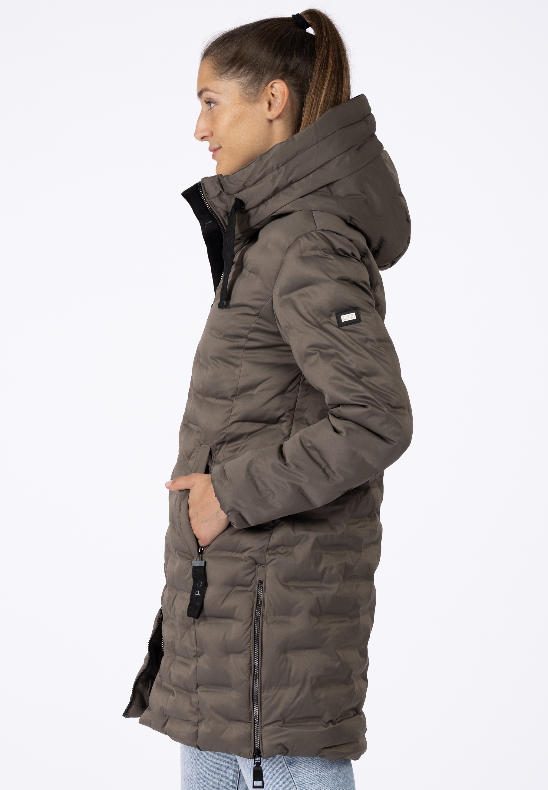 LPO Steppjacke "MARA II LONG", auch in Großen Größen erhältlich günstig online kaufen