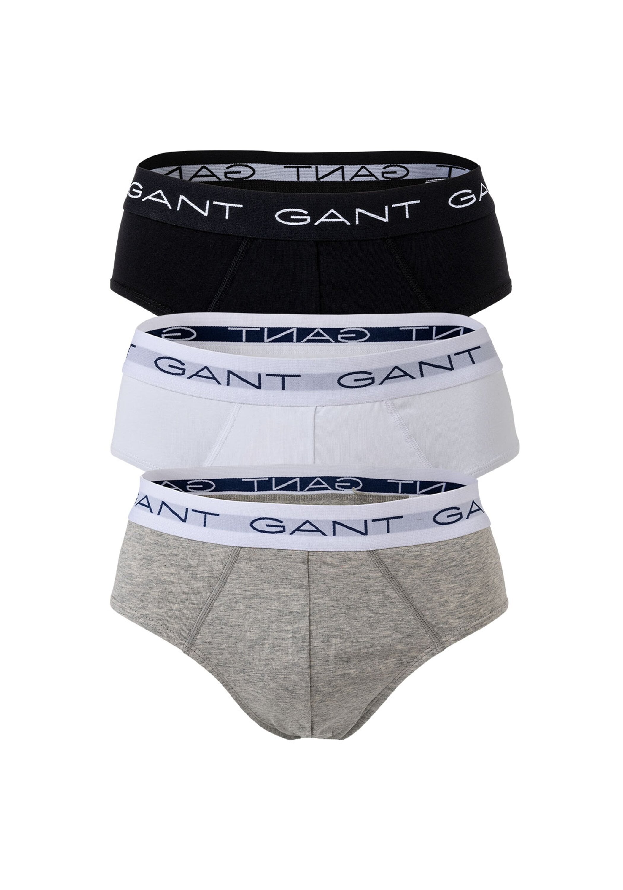 GANT Herren Slip "Slip BRIEF 3-PACK 3er Pack", Gr. XXXL, bunt, Obermaterial: 95% Baumwolle CO. 5% Elasthan EL., Unterhosen
