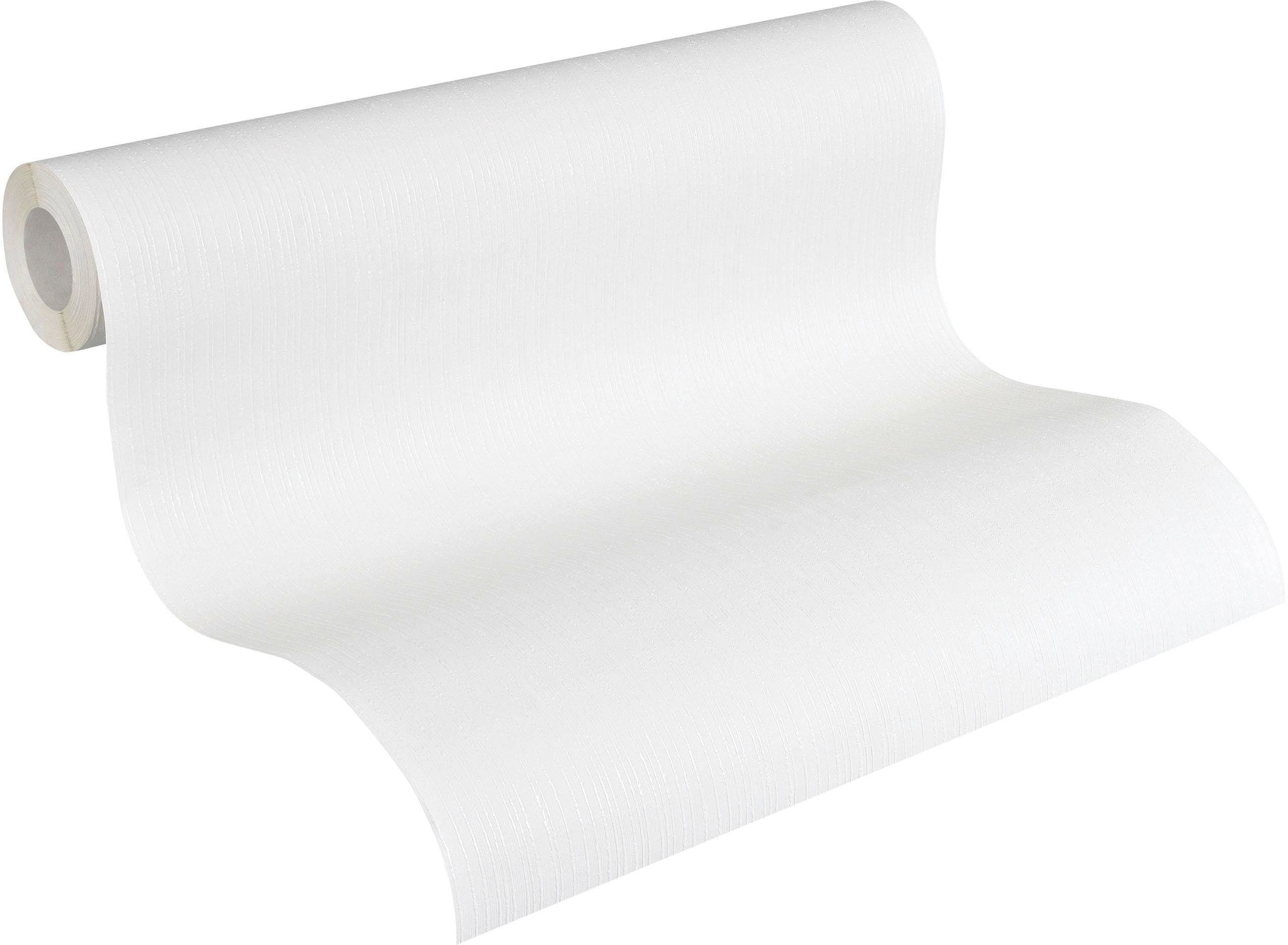 A.S. Création Vliestapete »Meistervlies« einfarbig | uni | unifarben leicht strukturiert Struktur Tapete Uni Überstreichbar Tapeten Wohnzimmer modern Flur Büro