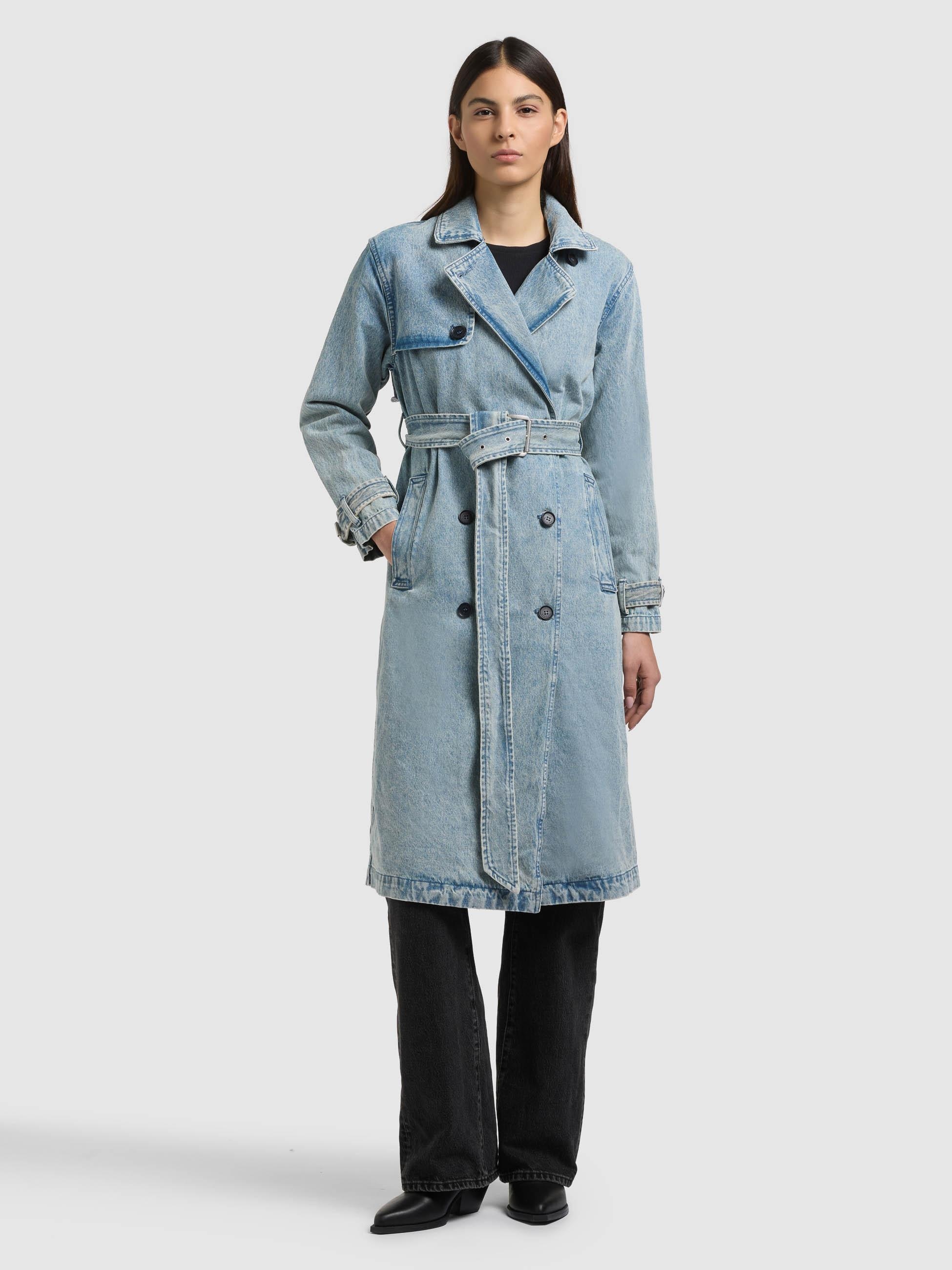 khujo Langmantel »Hera« Trenchcoat aus Jeans