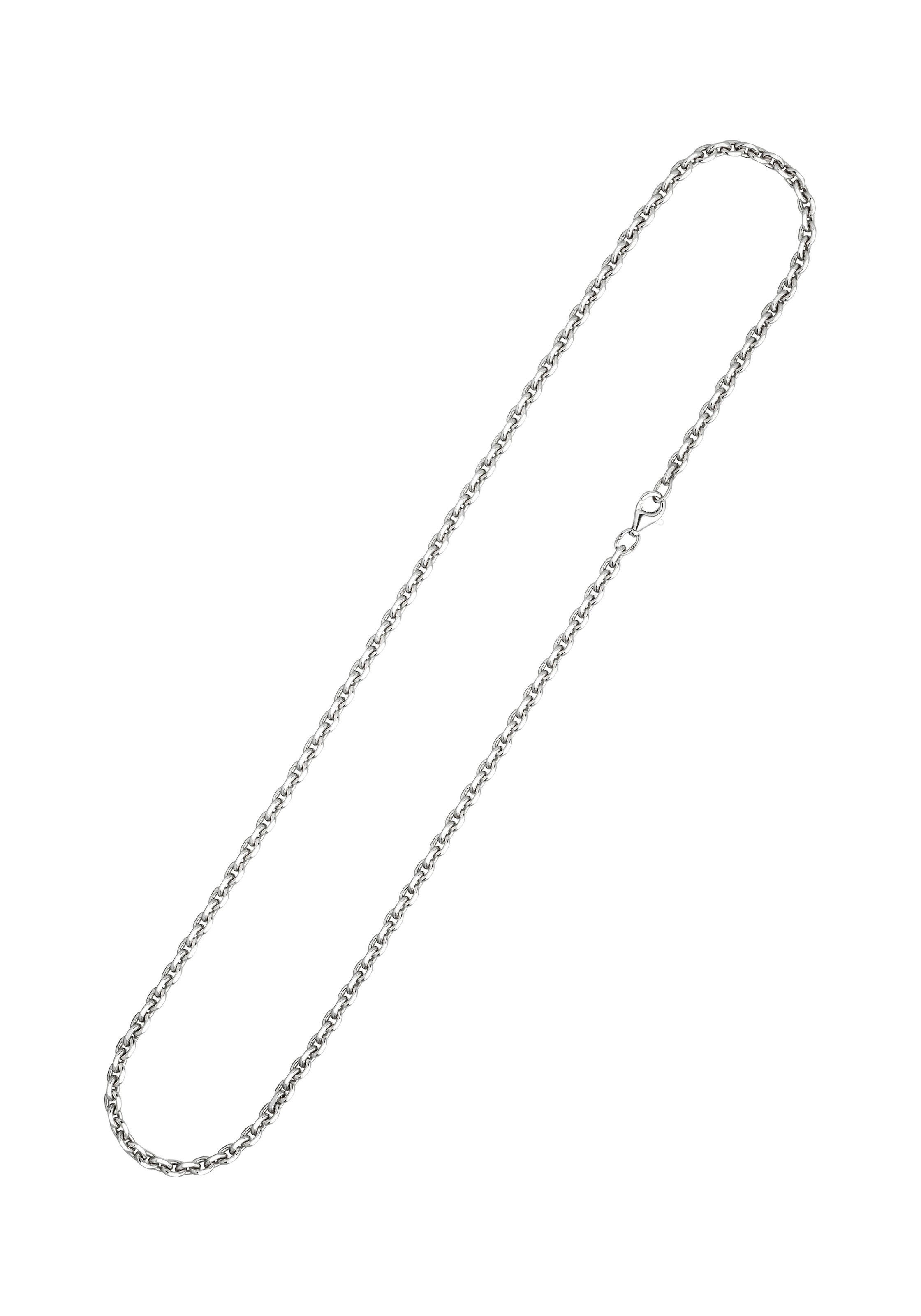 JOBO Silberkette, Ankerkette 925 Silber diamantiert 55 cm