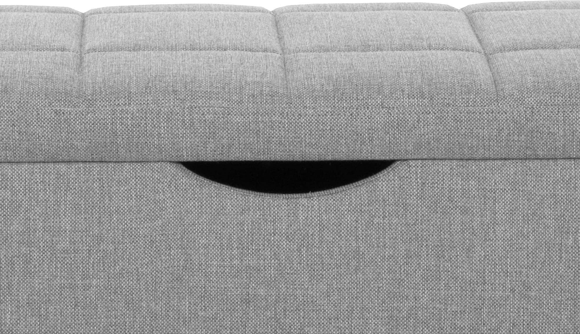 Places of Style Hockerbank »Checked«, mit Stauraum, Breite 120 cm und 160 cm, als Bettbank geeignet