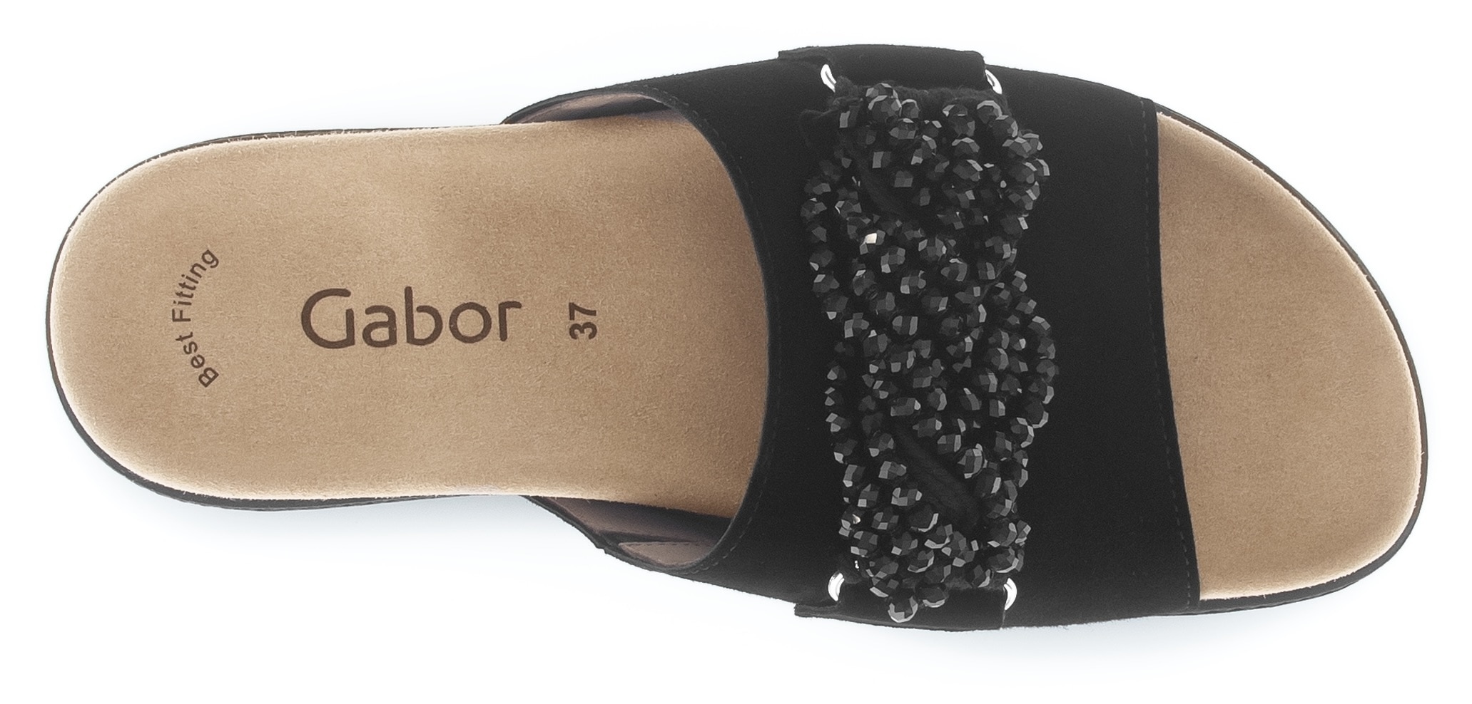 Gabor Pantolette, Plateau, Sommerschuh, Schlupfschuh mit Best Fitting Ausstattung