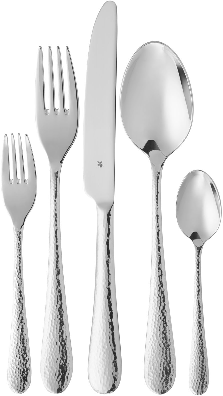 WMF Besteck-Set "Sitello" geschmiedete Messer, farbecht, Wellenschliff, spü günstig online kaufen