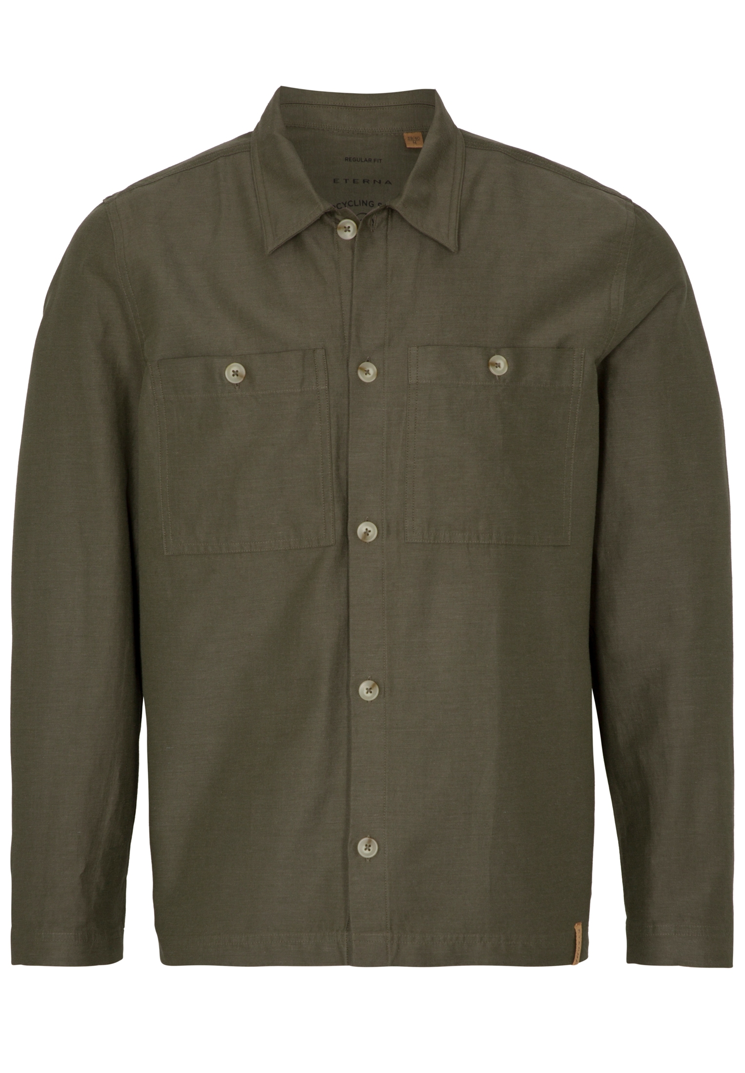 Eterna Langarmhemd »MODERN FIT« EASY IRON (bügelleicht)
