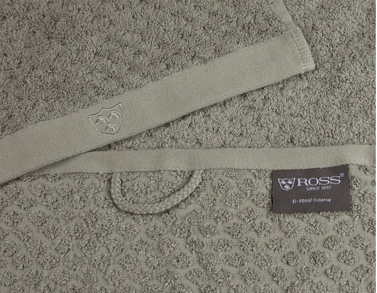 ROSS Duschtuch "Harmony" 100 % Baumwolle, Hoch Tief Struktur, viele Farben günstig online kaufen