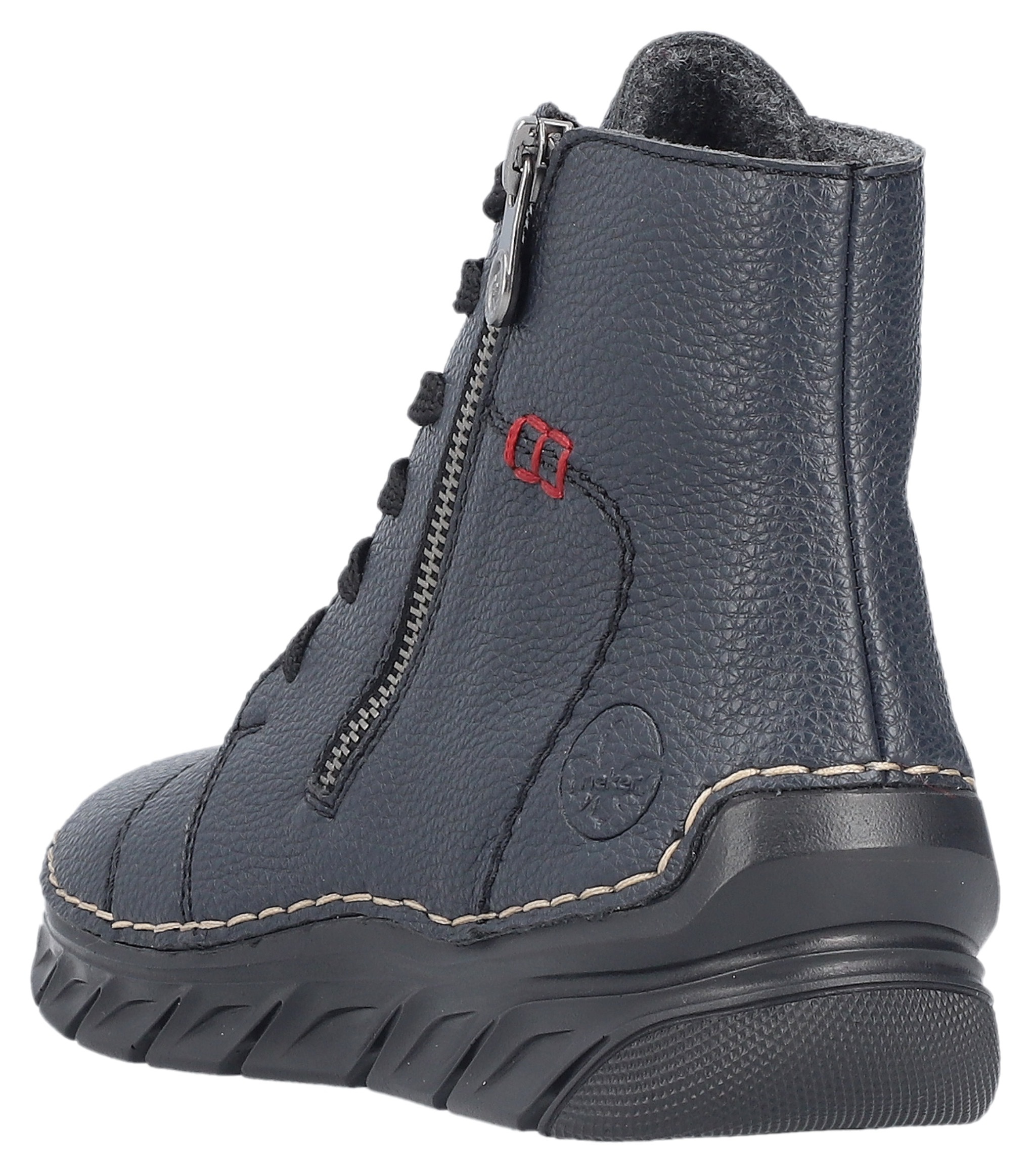 Rieker Schnürboots, Schnürstiefelette, Casual-Boots mit weicher Innensohle