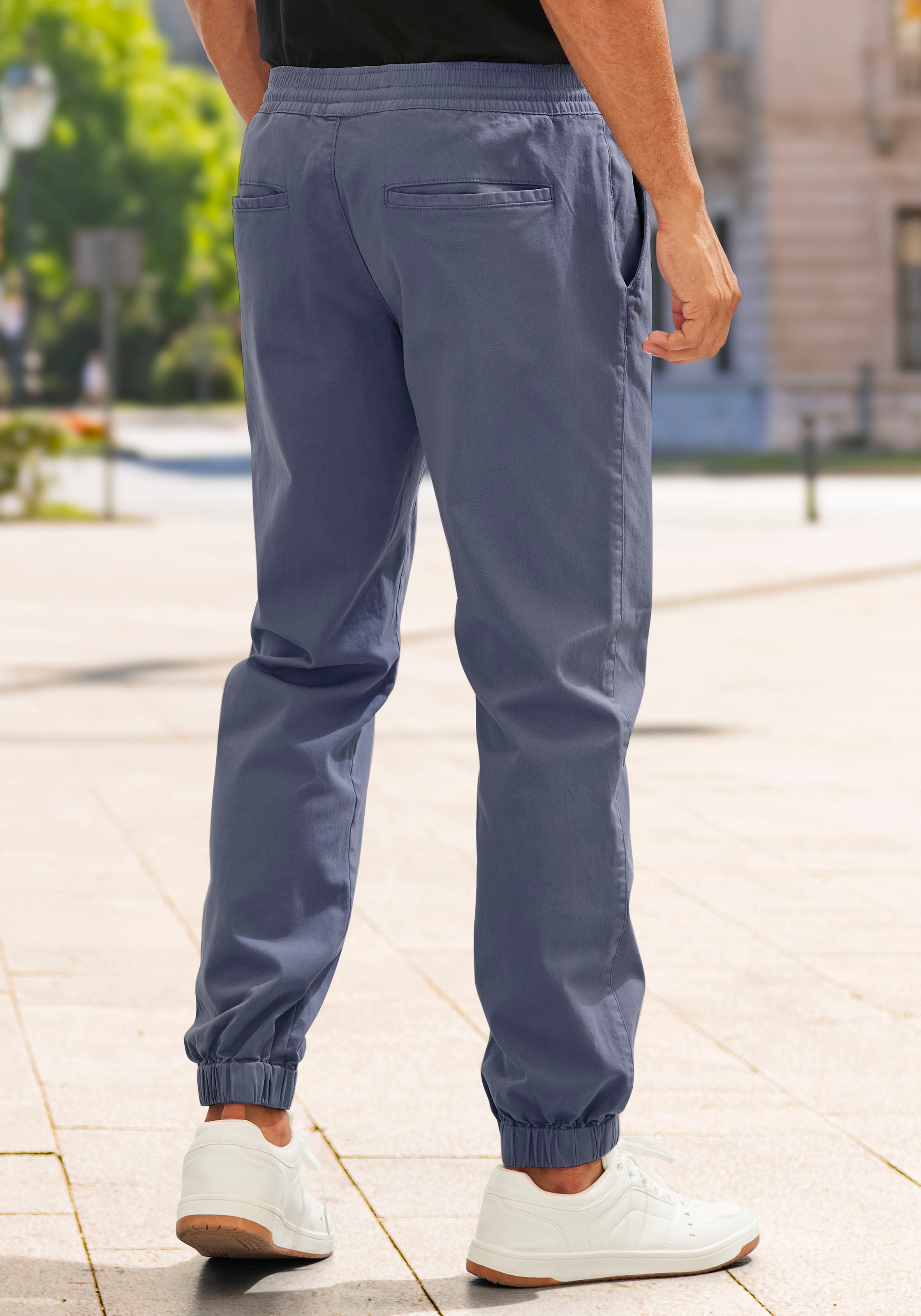 John Devin Jogger Pants »Jogg Pants«, mit normaler Leibhöhe aus elastischer Baumwoll-Qualität