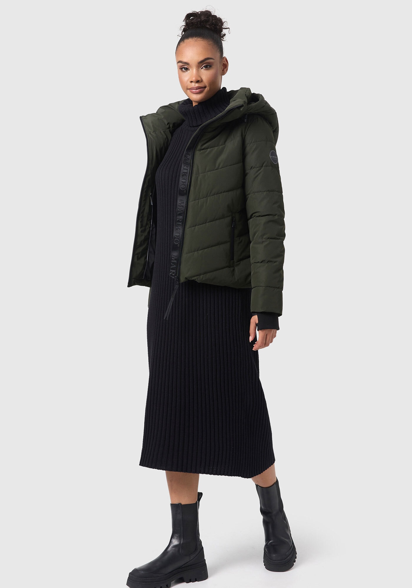 Marikoo Winterjacke »Samuiaa XVI«, mit Kapuze