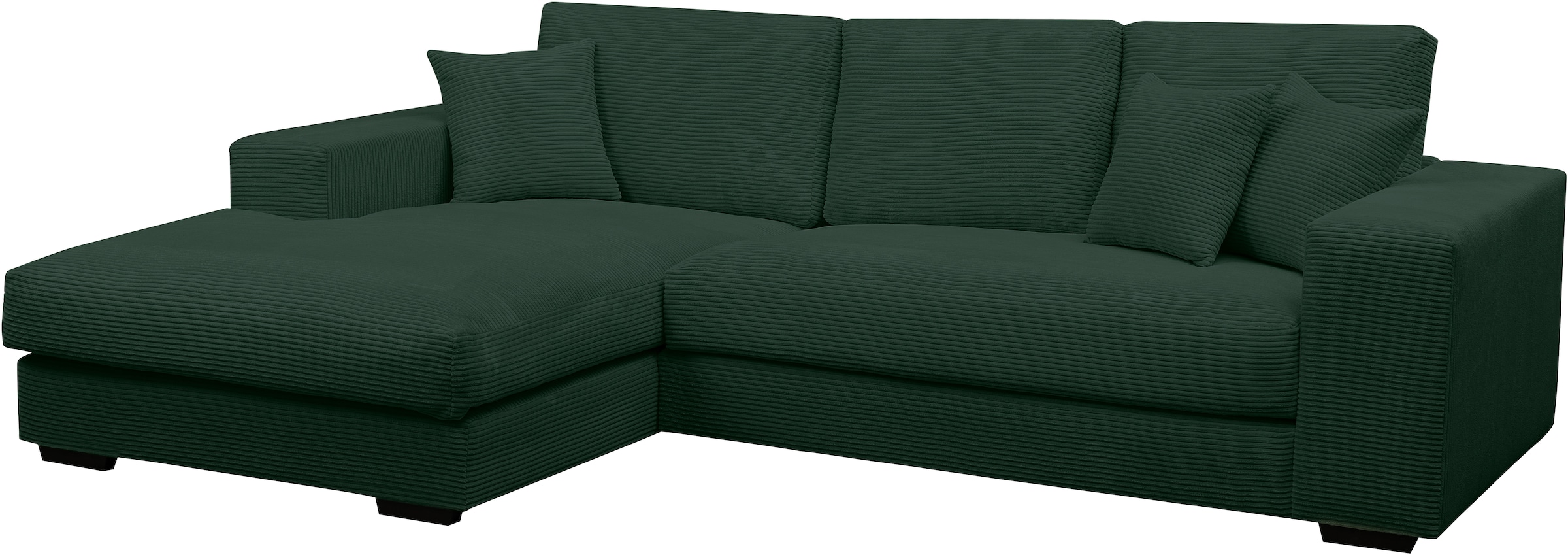 WERK2 Ecksofa »Eden L-Form«, Design Ecksofa in Cord mit besonders weichem Sitzkomfort