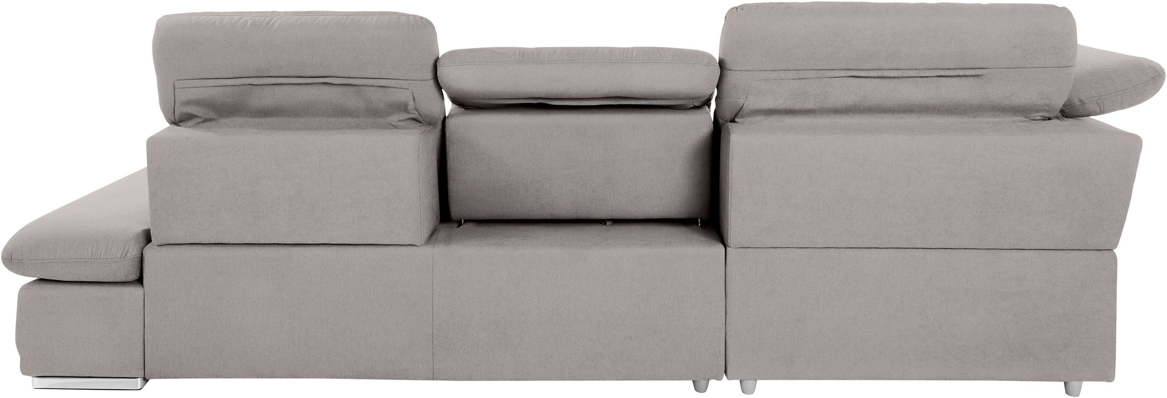 COTTA Ecksofa »Holiday L-Form mit Sitztiefen-, Armteil- und Kopfteilverstellung«, wahlweise mit Bettfunktion & Bettkasten