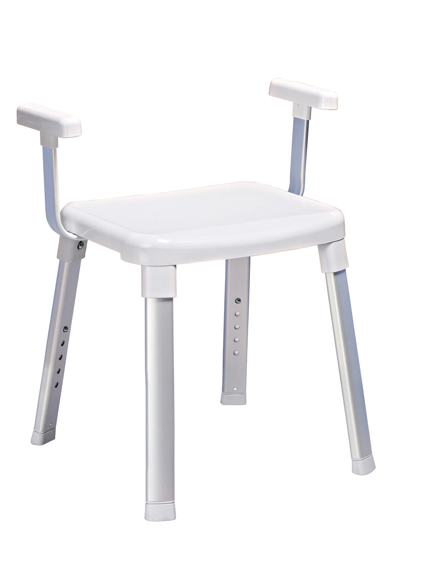 Dusch- und Badhocker mit bequemen Armlehnen