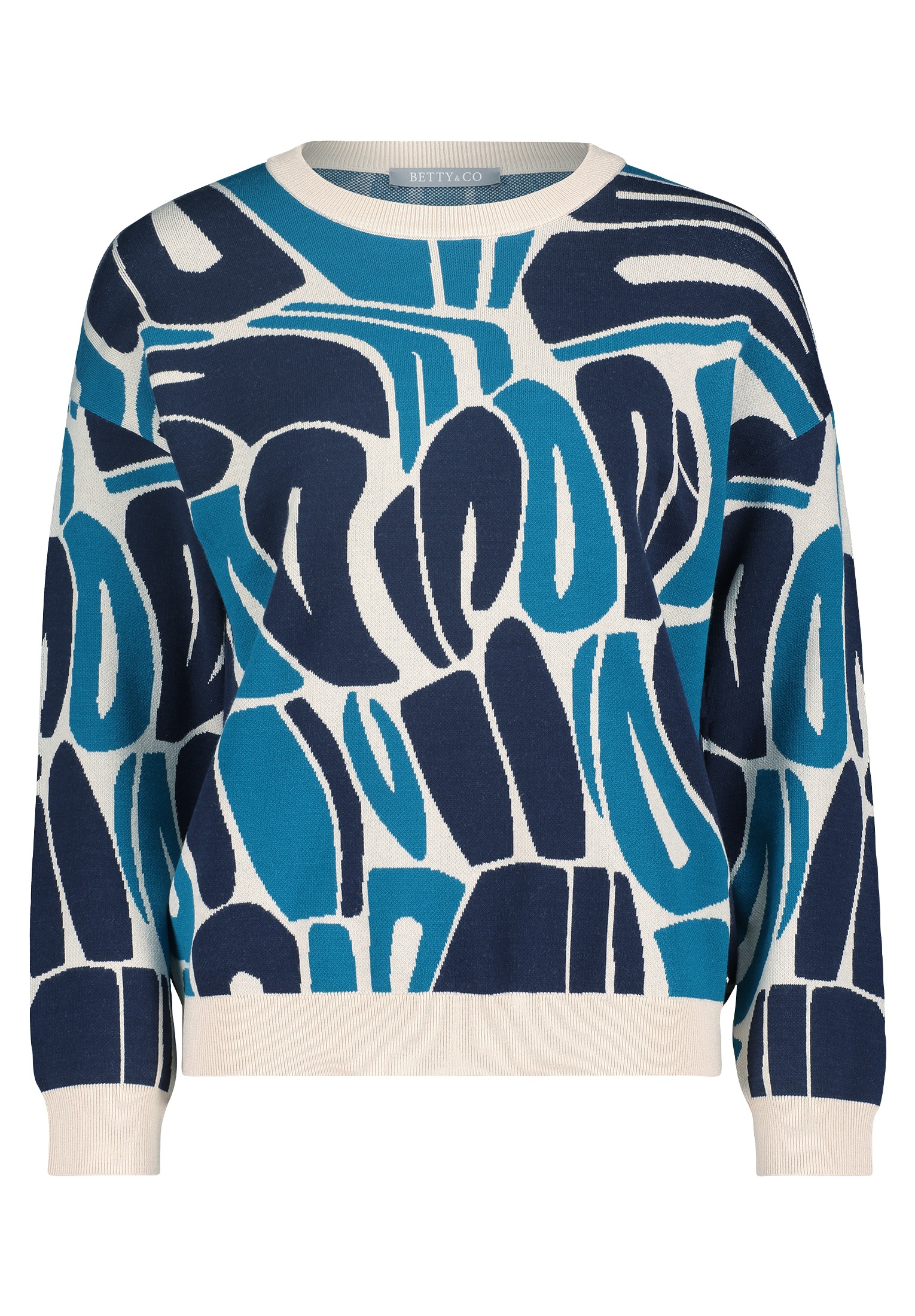 Betty&Co Strickpullover "Betty & Co Strickpullover mit Jacquard", Jacquard günstig online kaufen