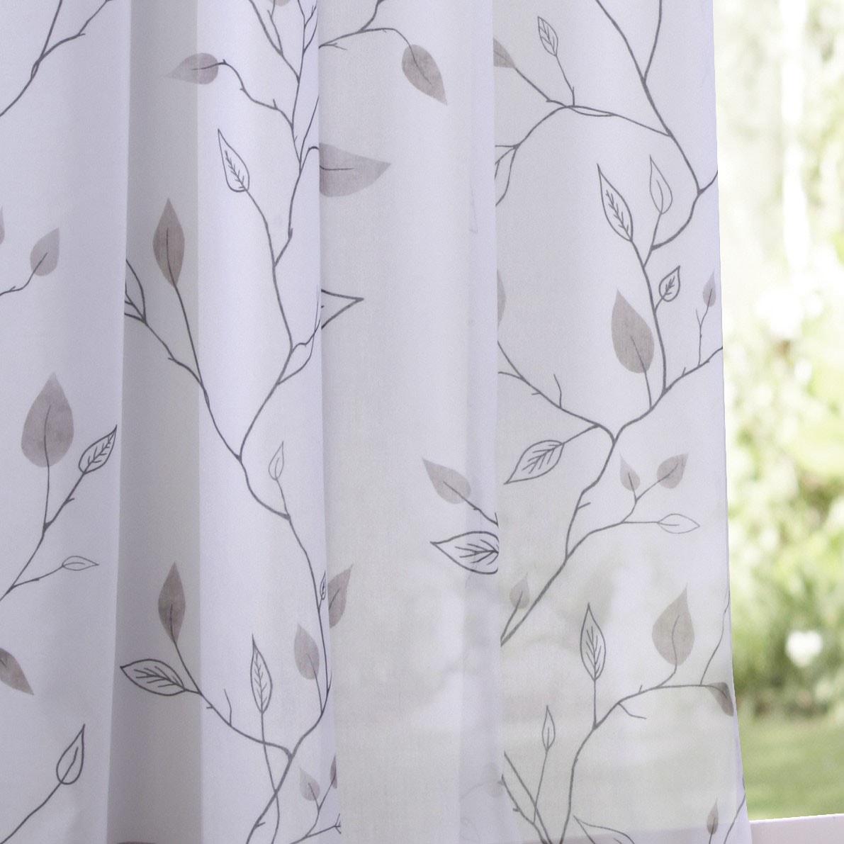 Kutti Vorhang »Bonnie«, (1 St.), Gardine, halbtransparent, bedruckt,  Polyester kaufen | BAUR