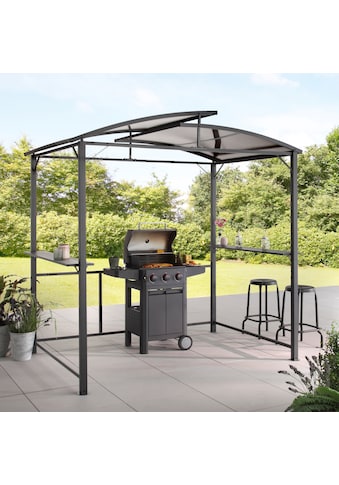 Grillpavillon »Roma«, BxT: 250x140 cm, Stahlgestell, Polycarbonat-Dachplatten