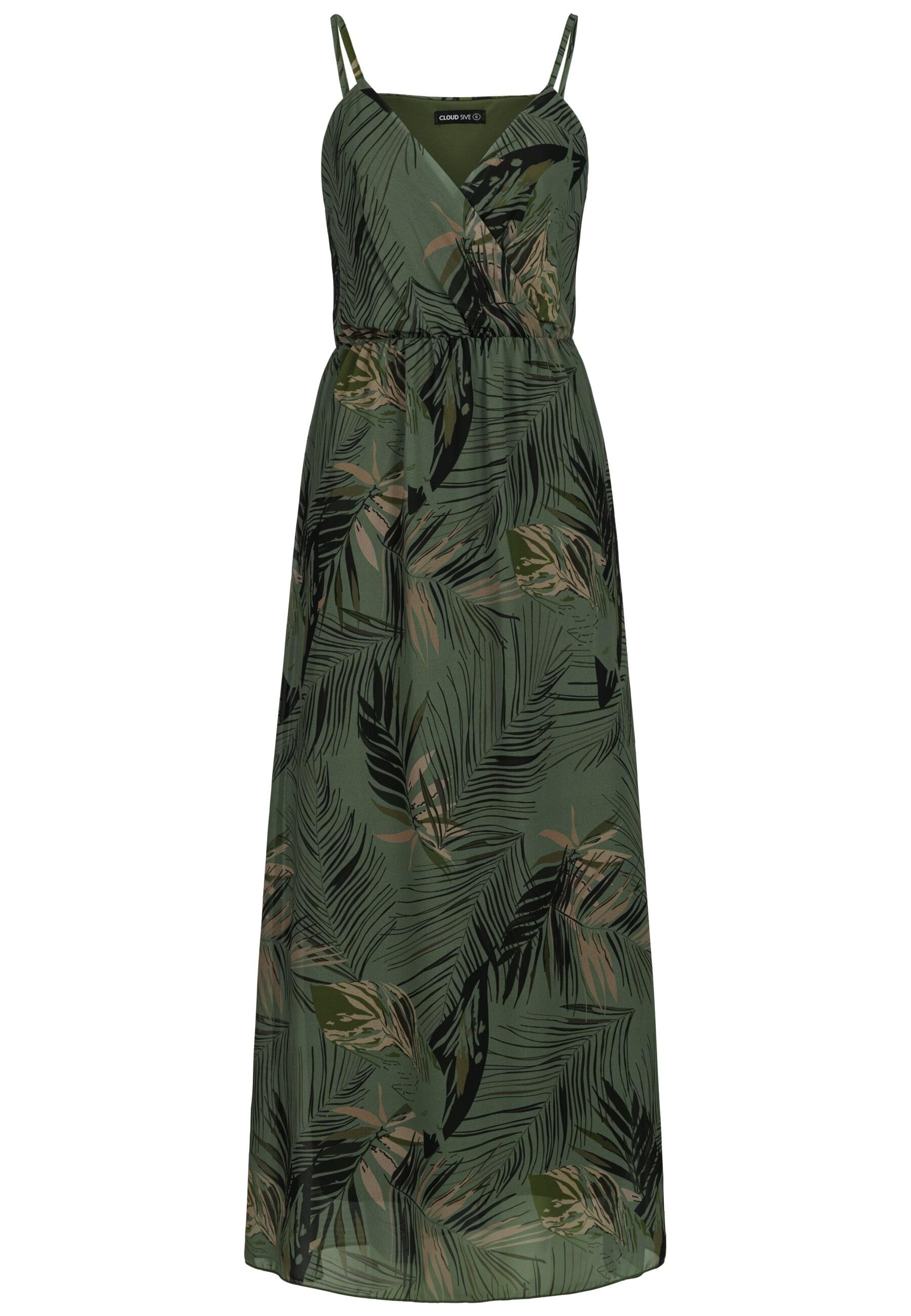 CLOUD 5IVE Shirtkleid "CLOUD 5IVE 2-Layered Maxi-Dress Tropical Print" 1 St günstig online kaufen