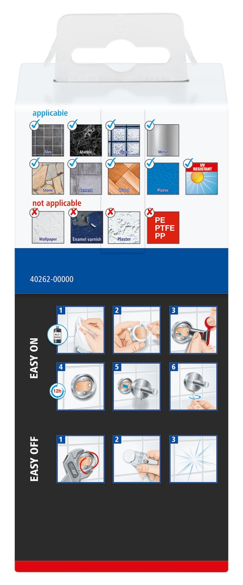 tesa Klebehaken »Handtuchhaken 1x tesa klaam Hakenleiste«