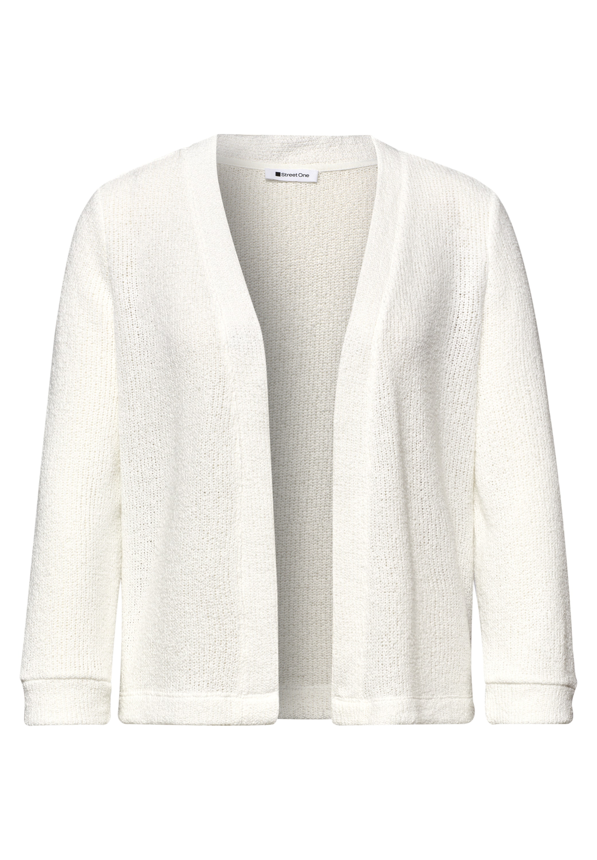 STREET ONE Cardigan aus elastischem Materialmix