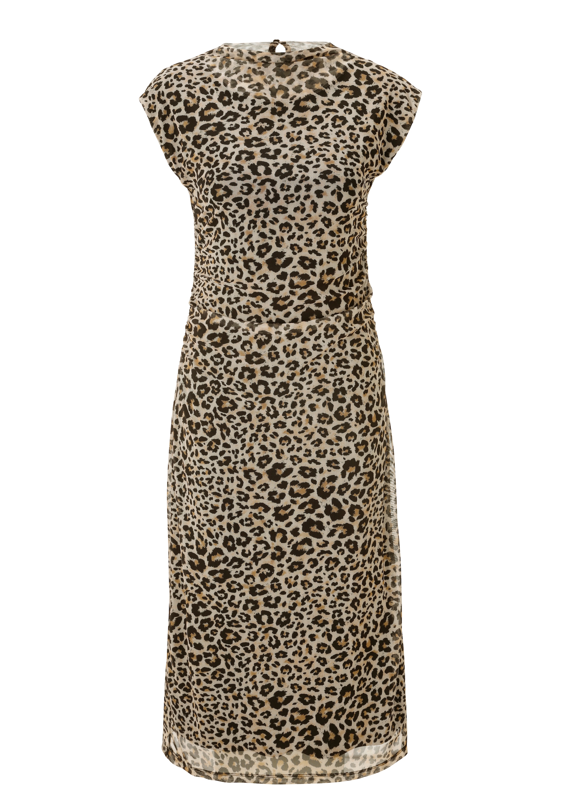 Aniston SELECTED Midikleid, In Mesh-Qualiät und im angesagten Leoprint - NEUE KOLLEKTION