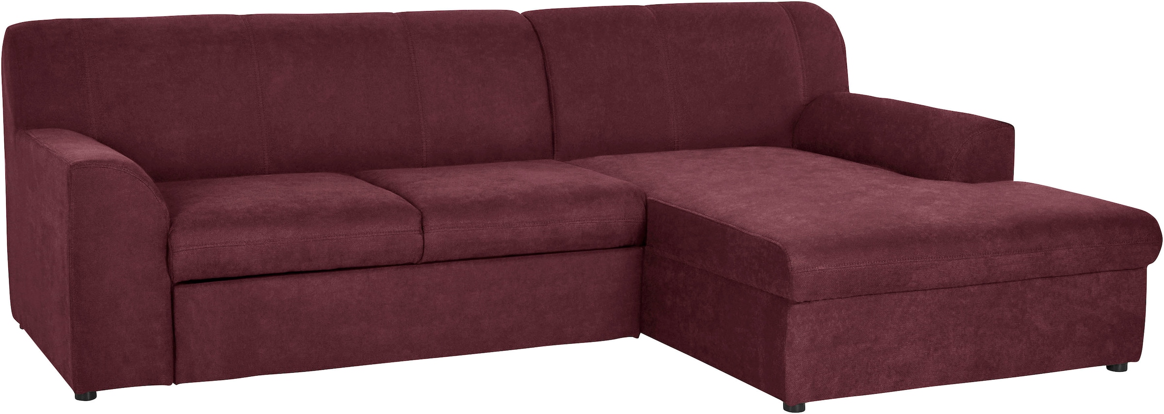 DOMO collection Ecksofa "Topper, elegant und zeitlos, kompaktes Stellmaß 24 günstig online kaufen